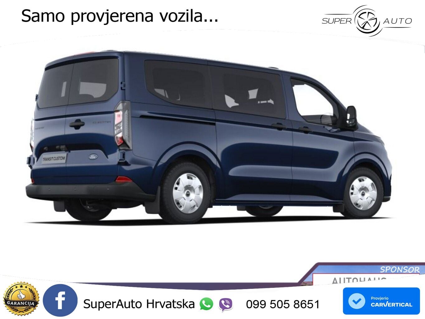 Ford Transit Custom Kombi Trend L1 LED SHZ UVP-35%* 150 KS