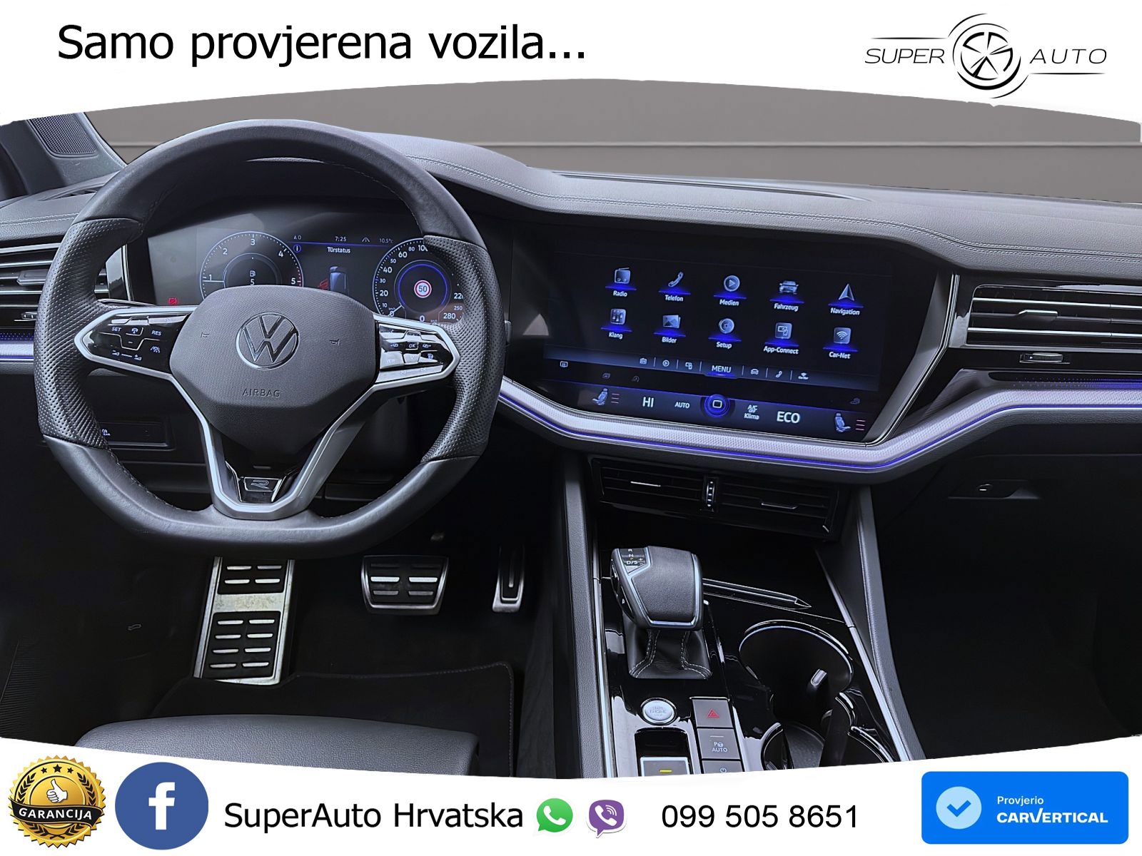 Volkswagen Touareg 3.0 V6 TDI (231 KS) 4MOTION Tiptronic R-Line LED+GR SJED+ACC