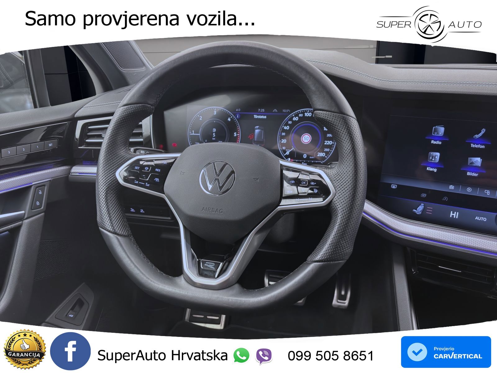 Volkswagen Touareg 3.0 V6 TDI (231 KS) 4MOTION Tiptronic R-Line LED+GR SJED+ACC