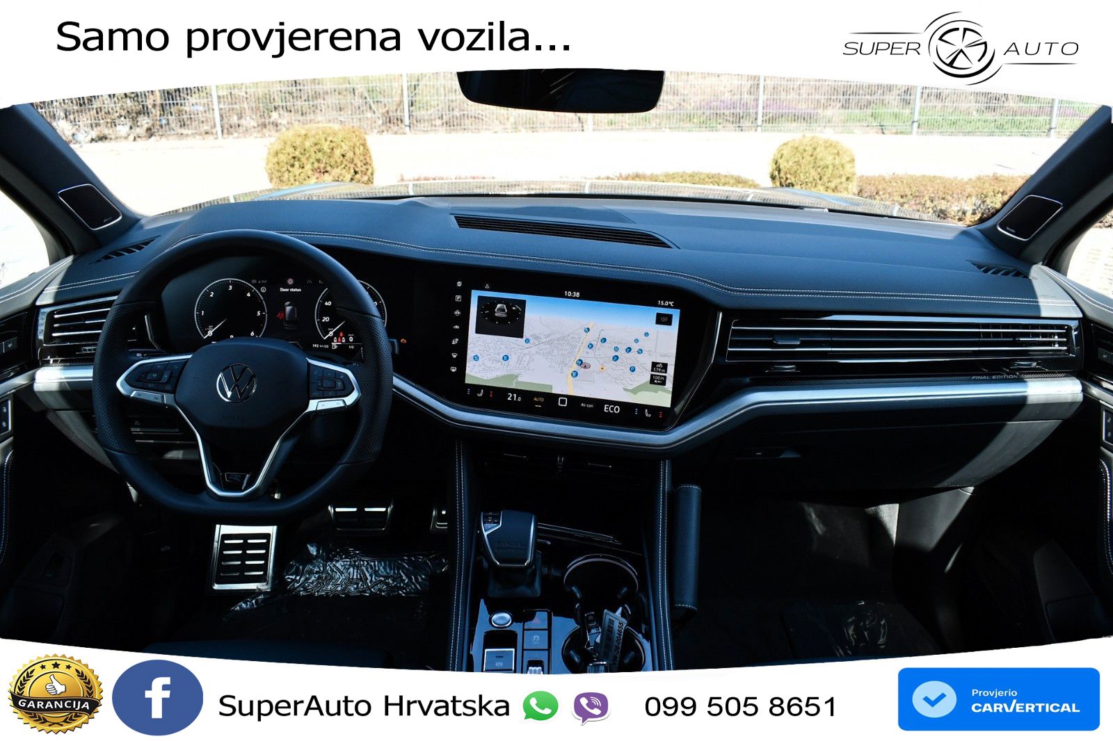 Volkswagen Touareg 3.0 V6 TDI (286 KS) 4MOTION Tiptronic ZRAČNI+ACC+GR SJED+KAM+PANO