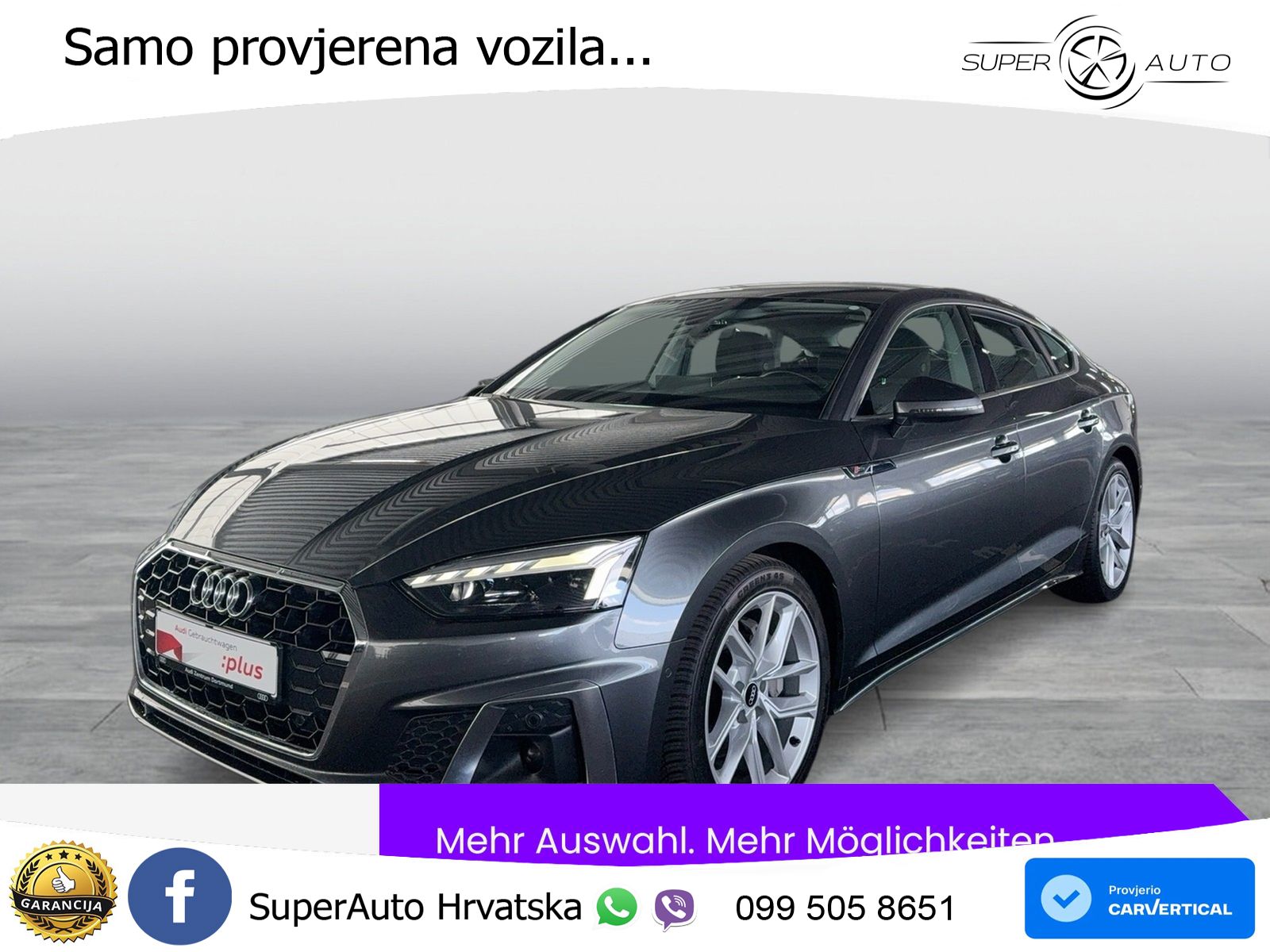Audi A5 Sportback 40 TDI (204 KS) S tronic S line LED+GR SJED+ACC