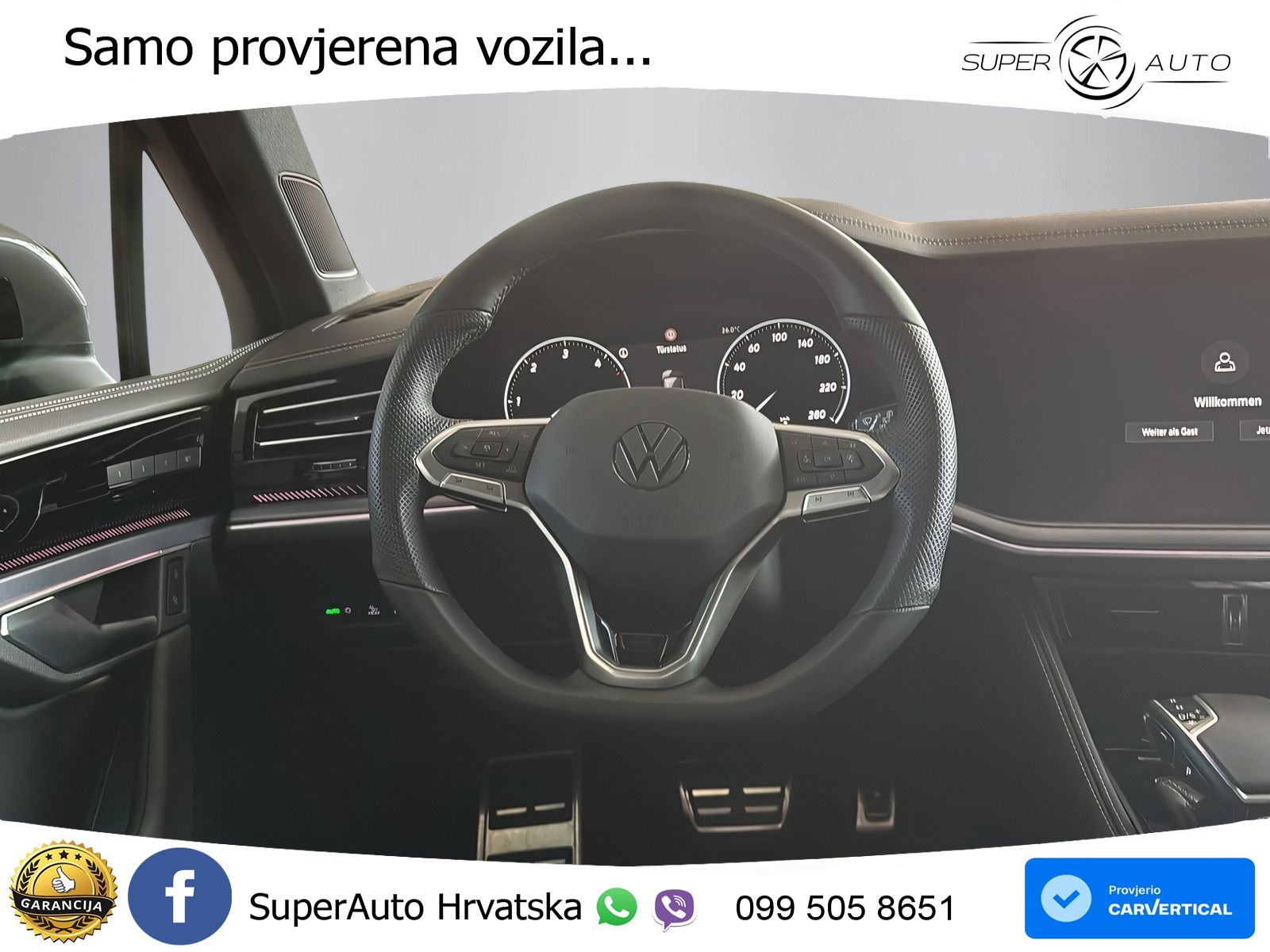 Volkswagen Touareg 3.0 V6 TDI (231 KS) 4MOTION Tiptronic ZRAČNI+ACC+4xGR SJED+KAM