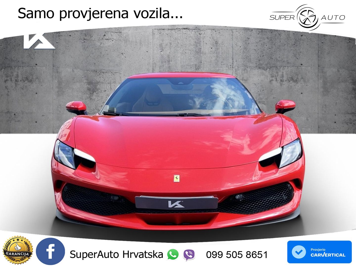 Ferrari 296 GTB 3.0 V6 (830 KS) F1 DCT
