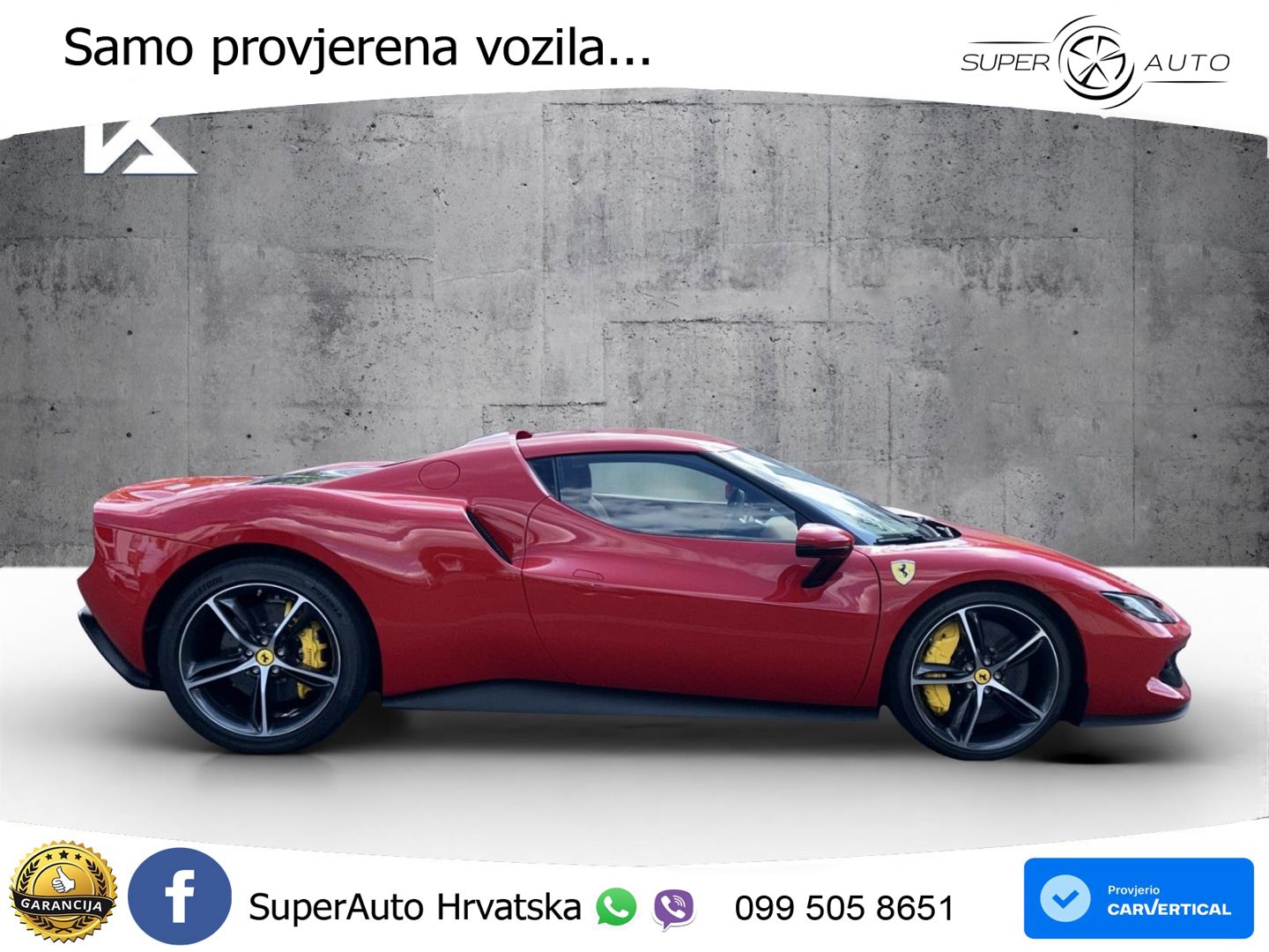 Ferrari 296 GTB 3.0 V6 (830 KS) F1 DCT