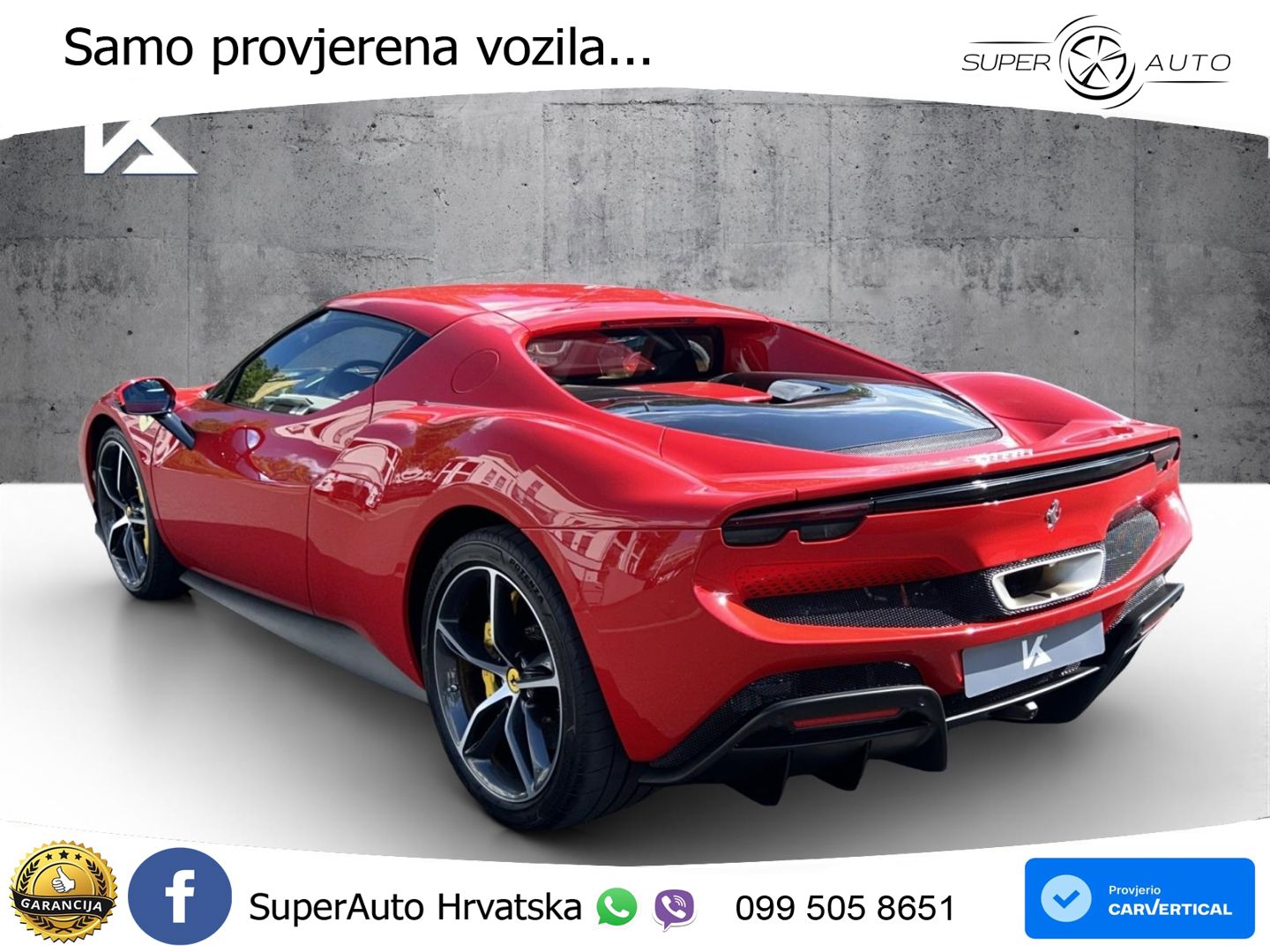 Ferrari 296 GTB 3.0 V6 (830 KS) F1 DCT