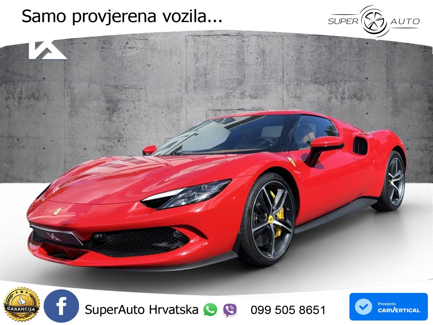 Ferrari 296 GTB 3.0 V6 (830 KS) F1 DCT