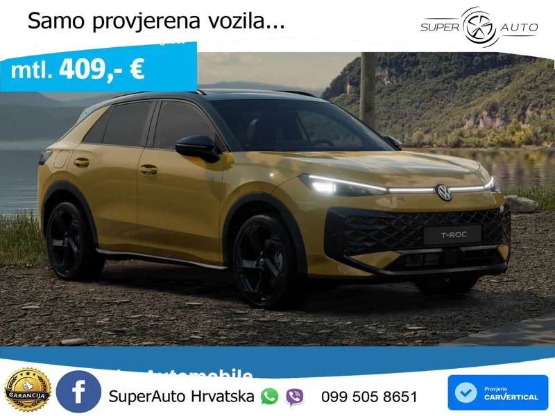 Volkswagen T-Roc 1.5 eTSI (150 KS)  DSG MATRIX+GR SJED+KAM