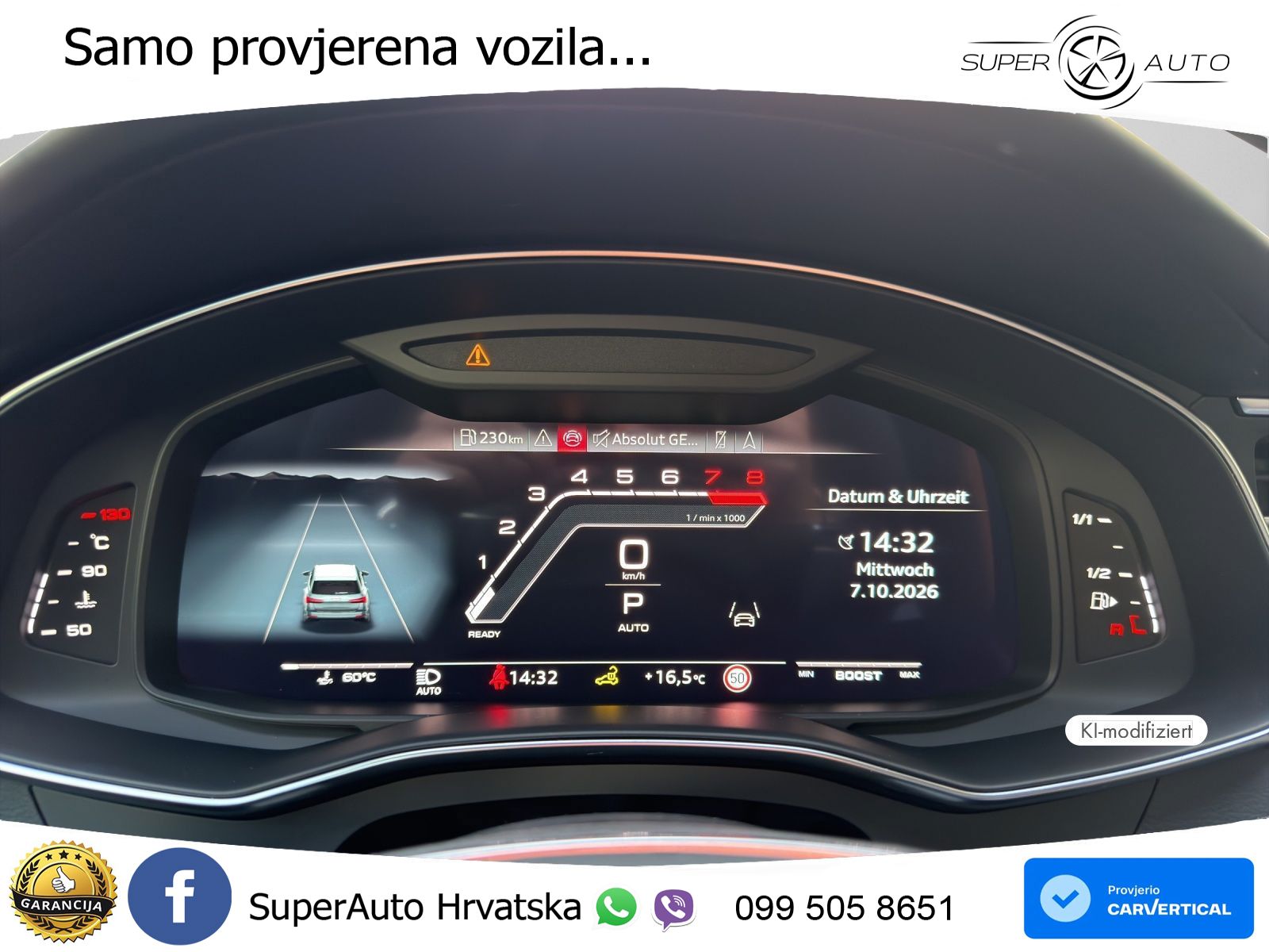 Audi RS6 Avant 4.0 TFSI V8 performance (630 KS)  quattro tiptronic MATRIX+GR SJED+KAM