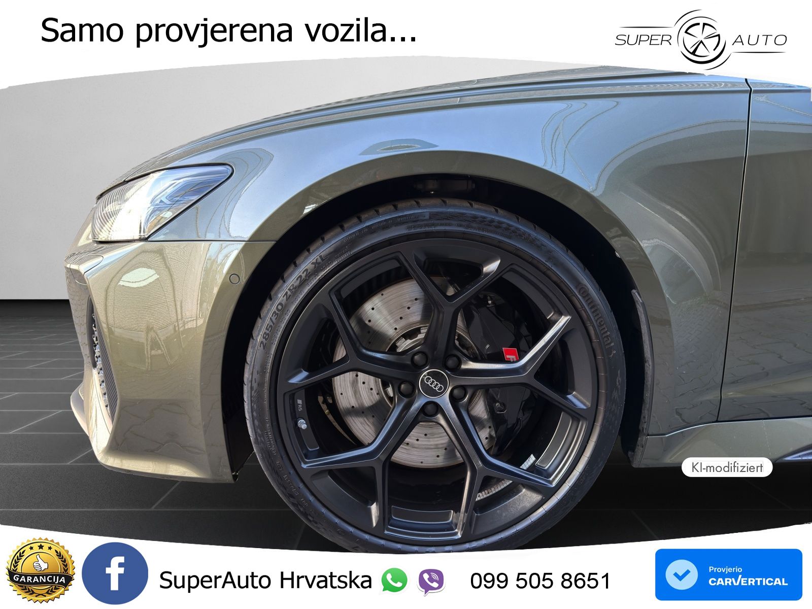 Audi RS6 Avant 4.0 TFSI V8 performance (630 KS)  quattro tiptronic MATRIX+GR SJED+KAM