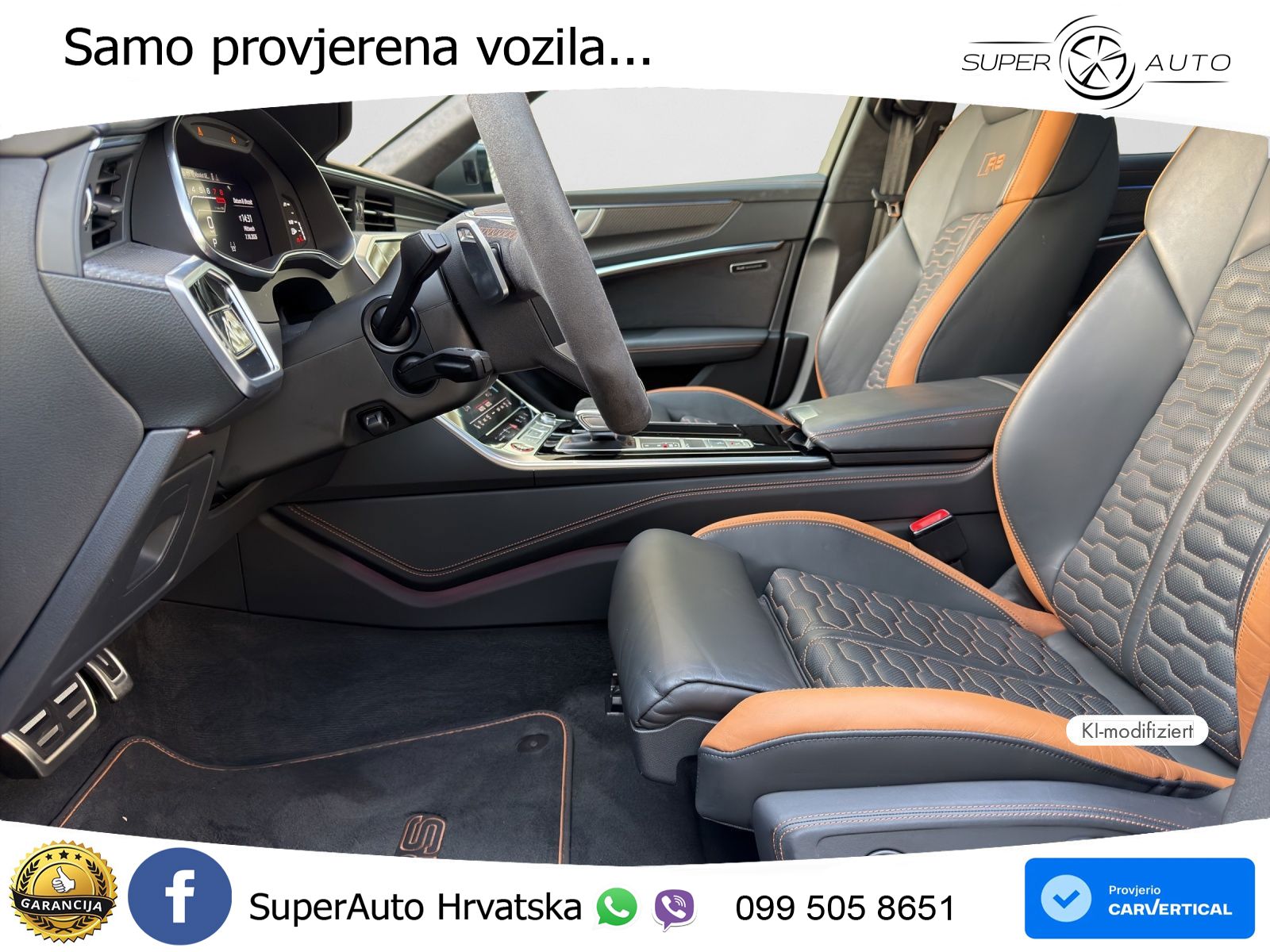 Audi RS6 Avant 4.0 TFSI V8 performance (630 KS)  quattro tiptronic MATRIX+GR SJED+KAM