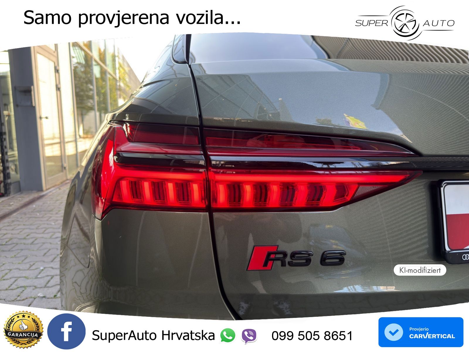 Audi RS6 Avant 4.0 TFSI V8 performance (630 KS)  quattro tiptronic MATRIX+GR SJED+KAM