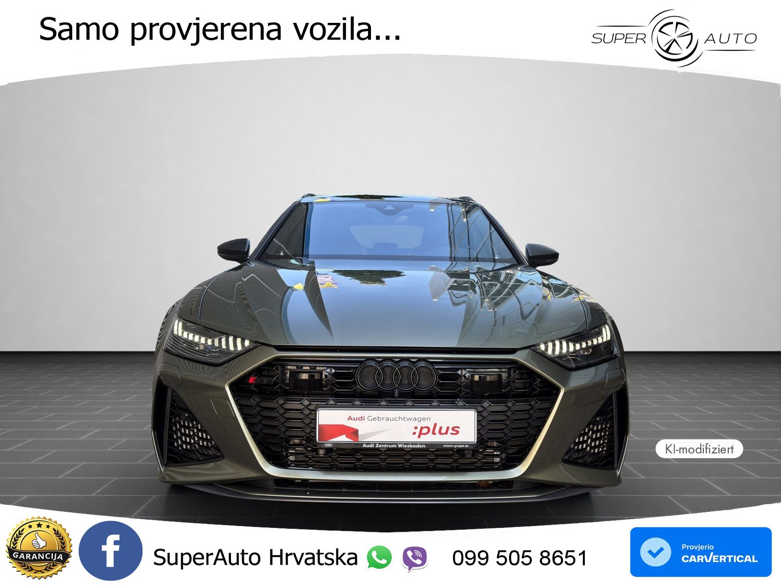 Audi RS6 Avant 4.0 TFSI V8 performance (630 KS)  quattro tiptronic MATRIX+GR SJED+KAM