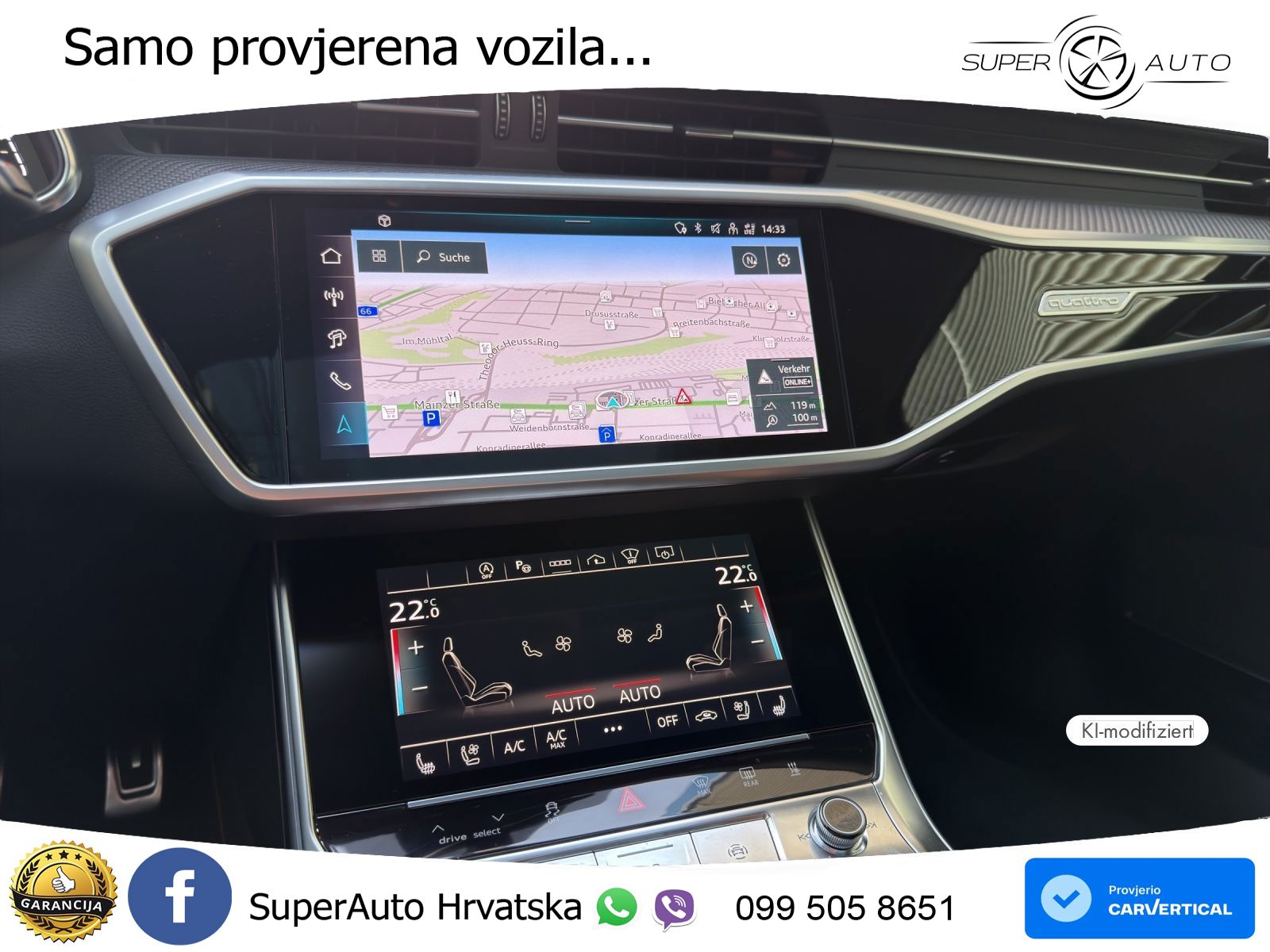 Audi RS6 Avant 4.0 TFSI V8 performance (630 KS)  quattro tiptronic MATRIX+GR SJED+KAM