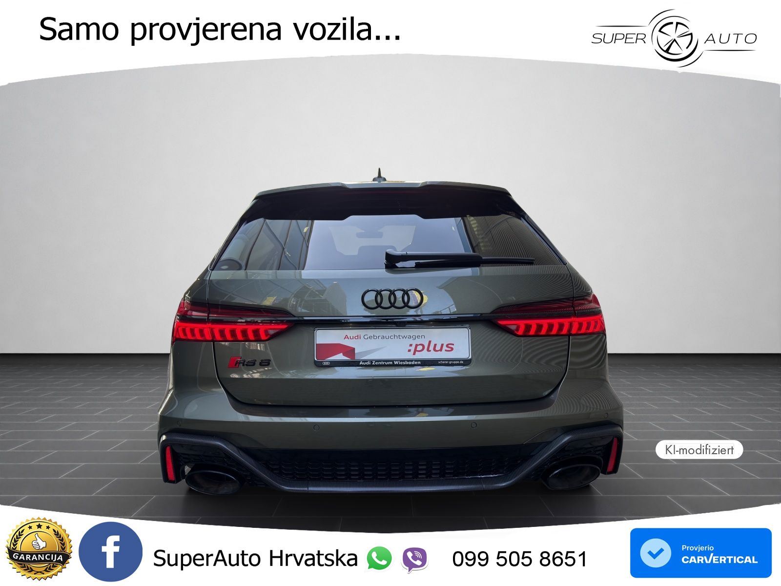Audi RS6 Avant 4.0 TFSI V8 performance (630 KS)  quattro tiptronic MATRIX+GR SJED+KAM