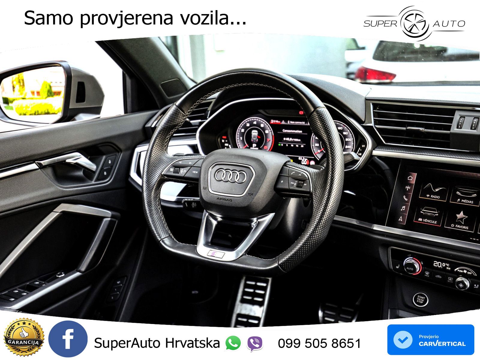 Audi Q3 45 TFSI (245 KS) quattro S tronic S line LED+GR SJED+ACC