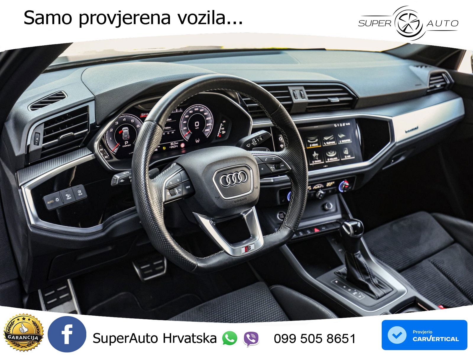 Audi Q3 45 TFSI (245 KS) quattro S tronic S line LED+GR SJED+ACC