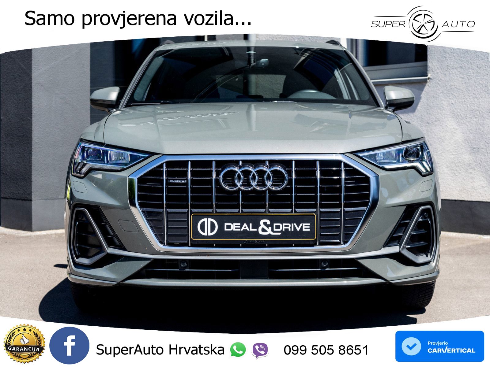 Audi Q3 45 TFSI (245 KS) quattro S tronic S line LED+GR SJED+ACC