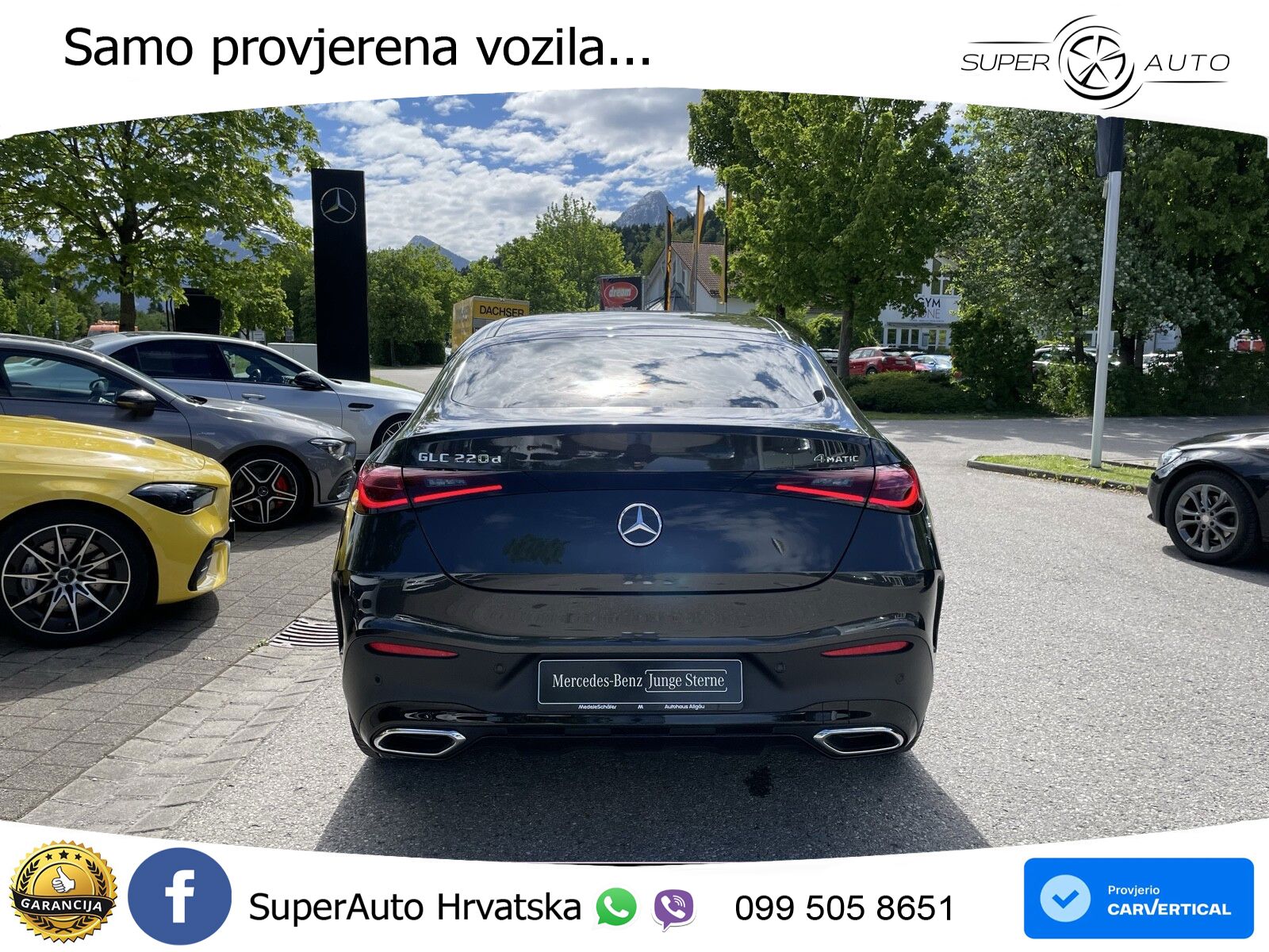 Mercedes GLC Coupe 220d (197 KS) 4MATIC 9G-TRONIC AMG ACC+GR SJED+360+PANO