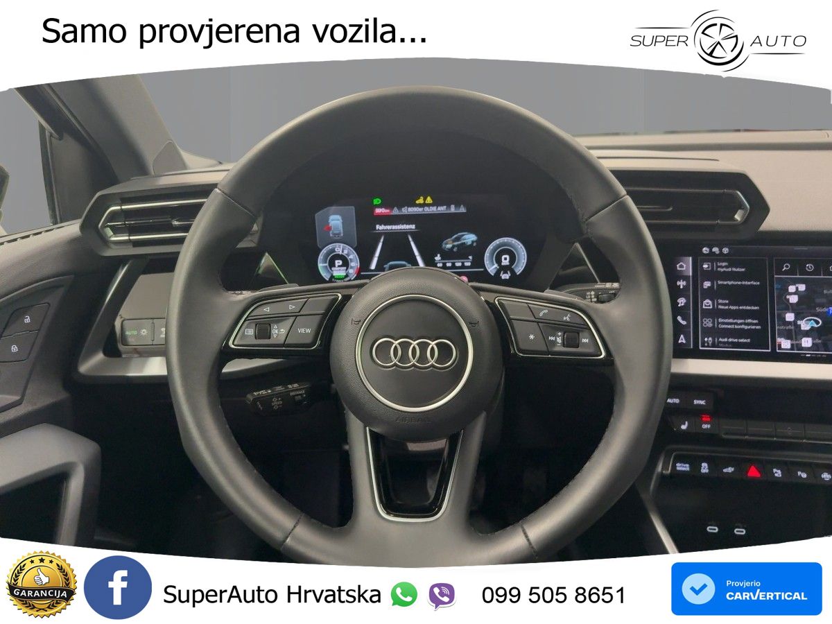 Audi A3 Sportback 40 TFSI e (204 KS) Plug-in Hybrid S tronic advanced LED+GR SJED+ACC