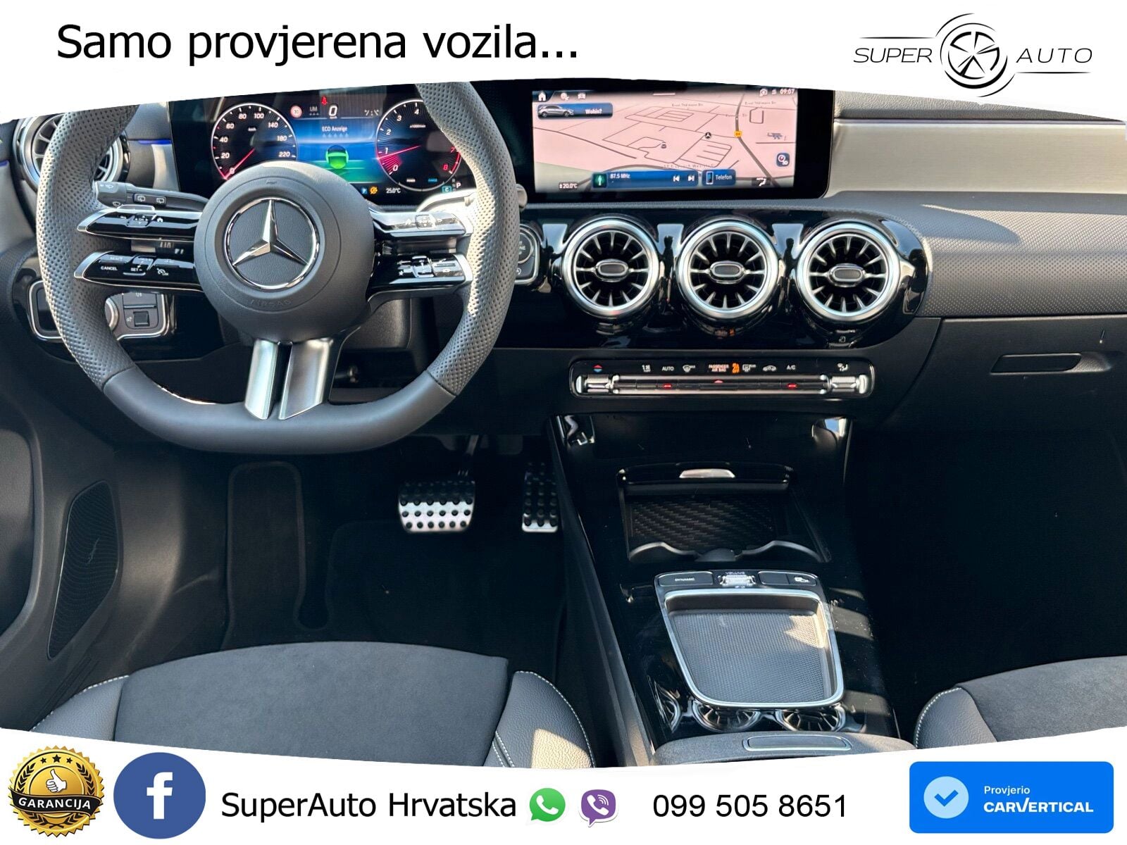 Mercedes-Benz A 200 7G-DCT AMG ACC+GR SJED+360+PANO