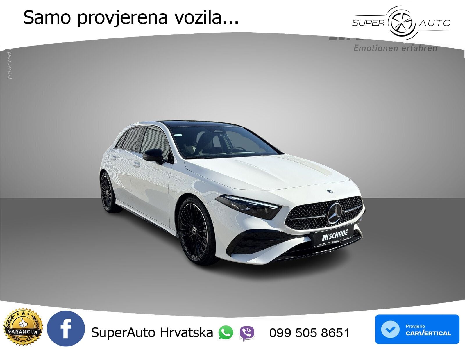 Mercedes-Benz A 200 7G-DCT AMG ACC+GR SJED+360+PANO