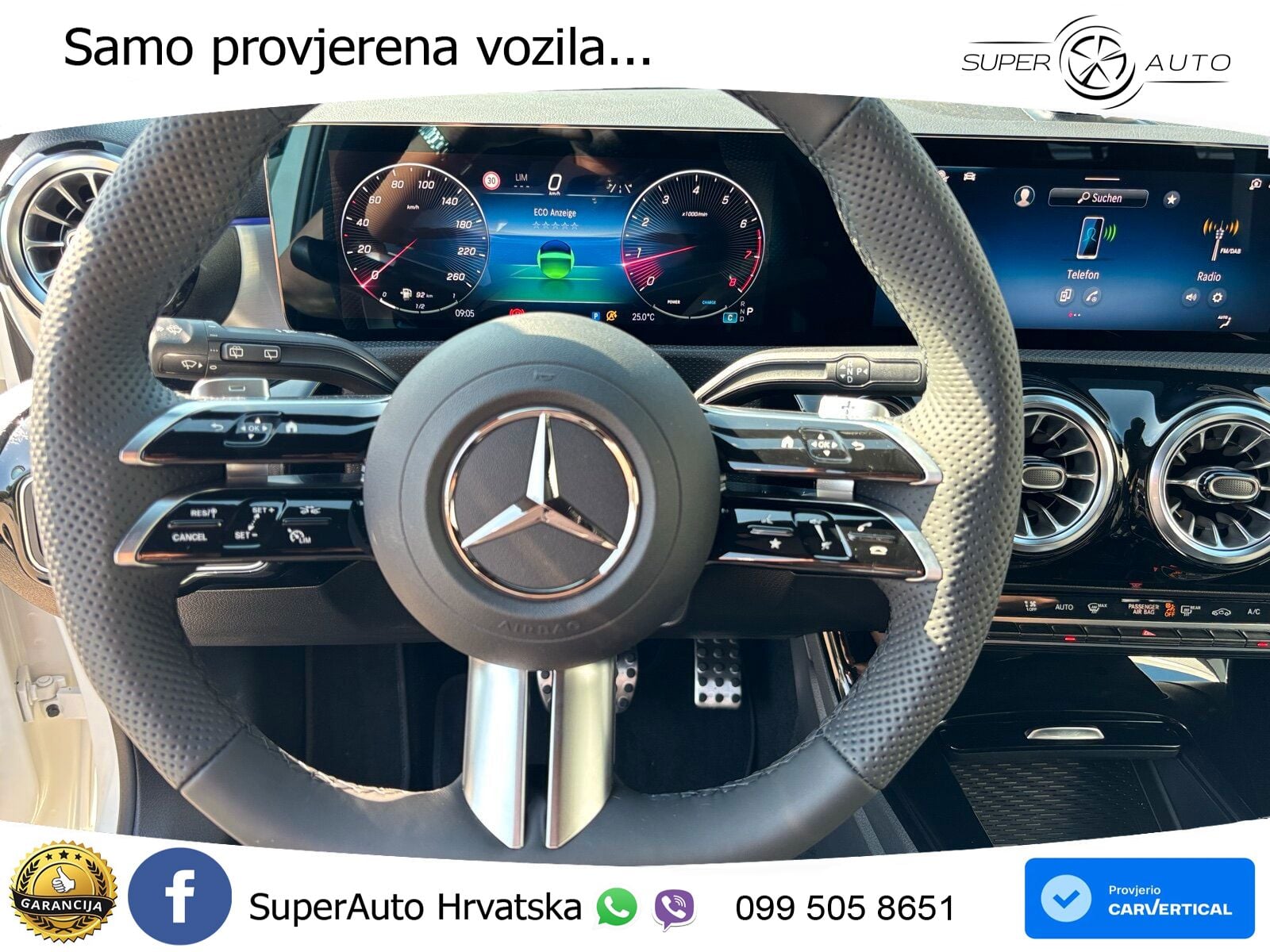 Mercedes-Benz A 200 7G-DCT AMG ACC+GR SJED+360+PANO