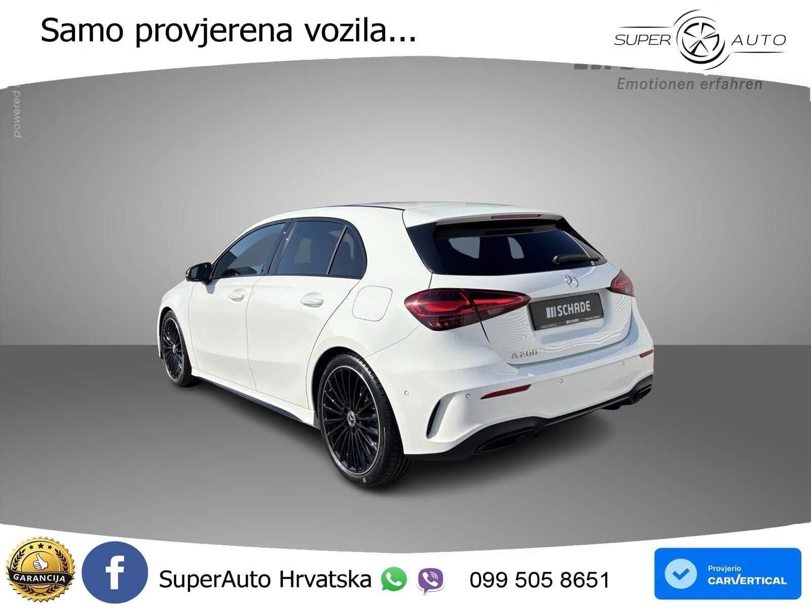 Mercedes-Benz A 200 7G-DCT AMG ACC+GR SJED+360+PANO
