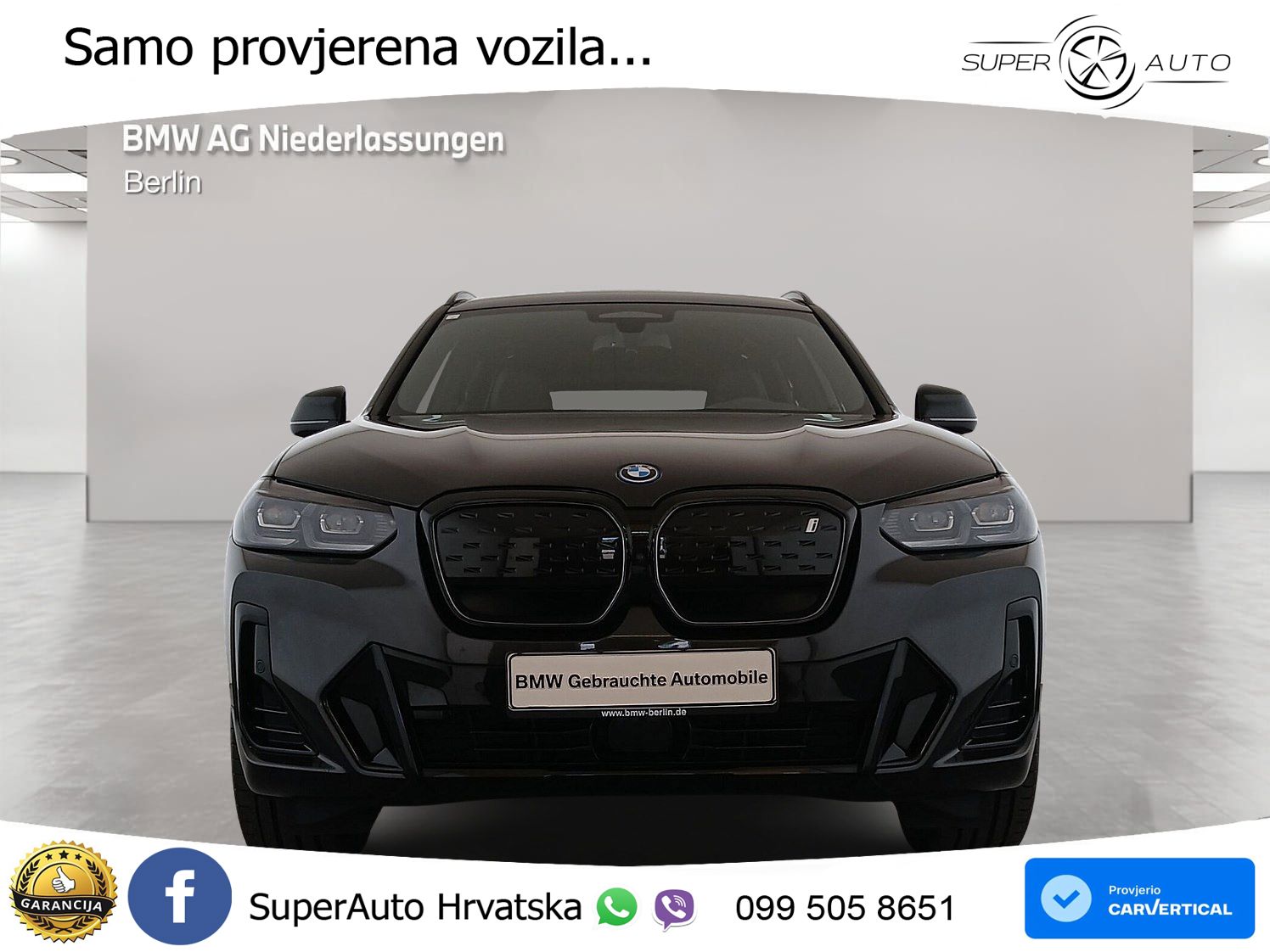 BMW iX3 80 kWh (286 KS) M Sport LED+GR SJED+ACC