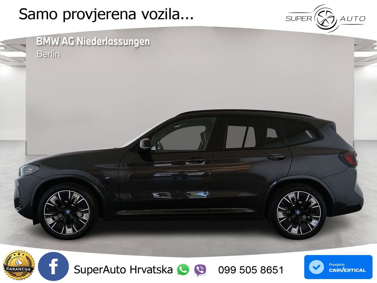 BMW iX3 80 kWh (286 KS) M Sport LED+GR SJED+ACC