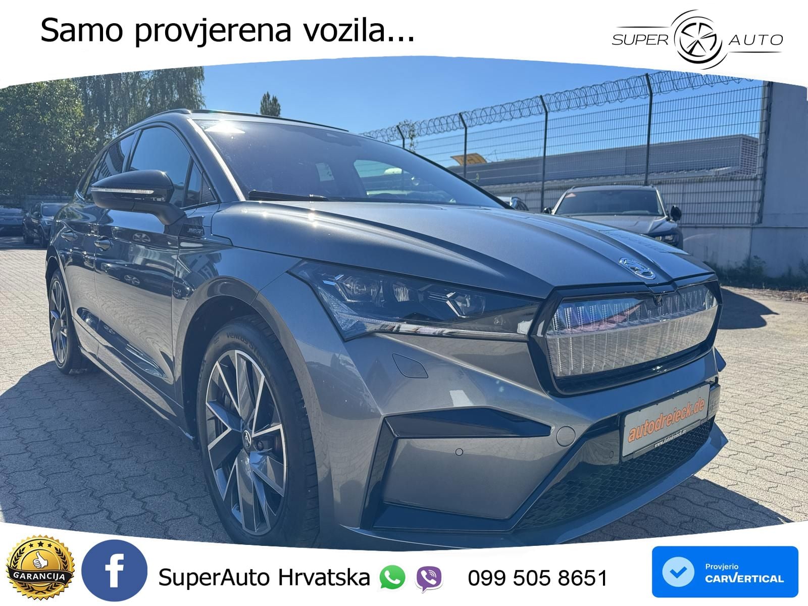 Škoda Enyaq iV 80 82 kWh (204 KS) SportLine LED+GR SJED+ACC