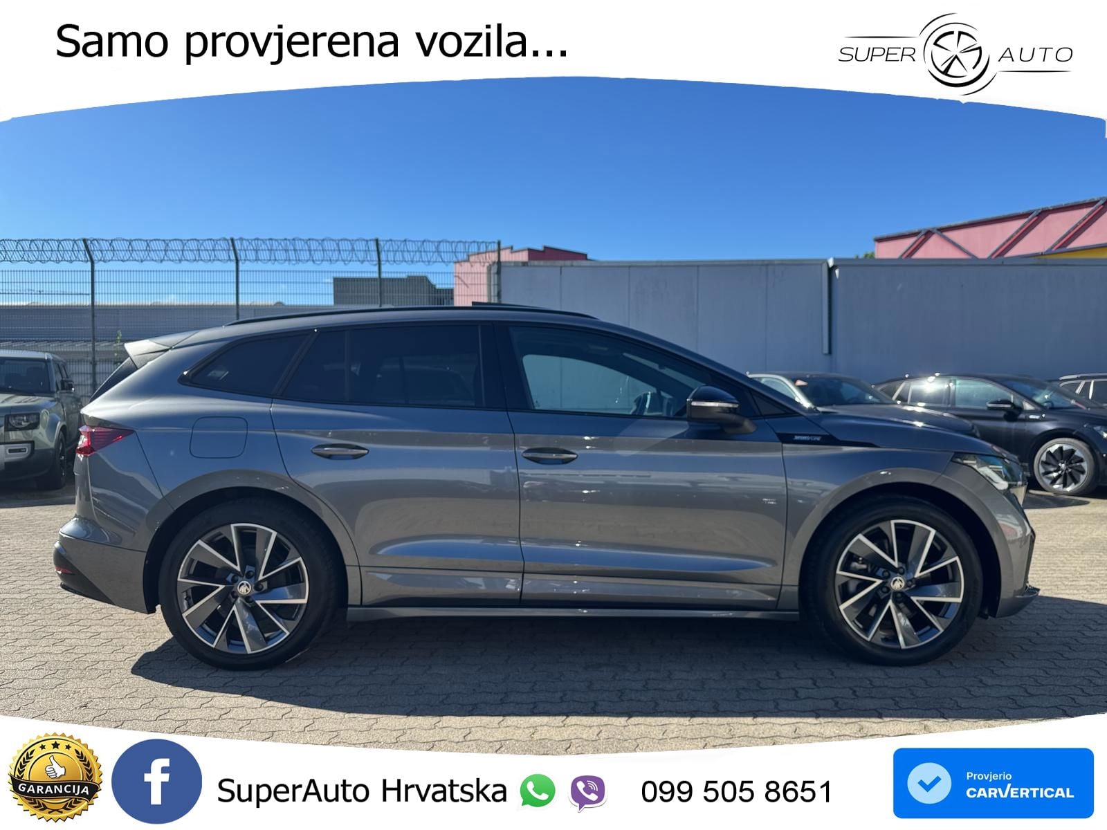 Škoda Enyaq iV 80 82 kWh (204 KS) SportLine LED+GR SJED+ACC