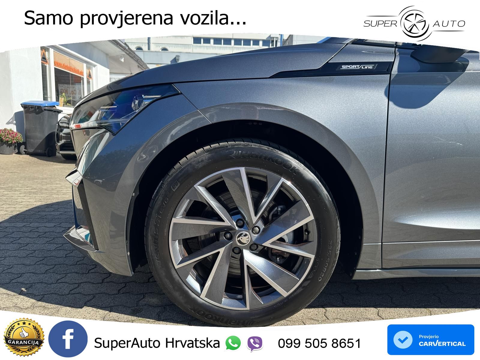 Škoda Enyaq iV 80 82 kWh (204 KS) SportLine LED+GR SJED+ACC