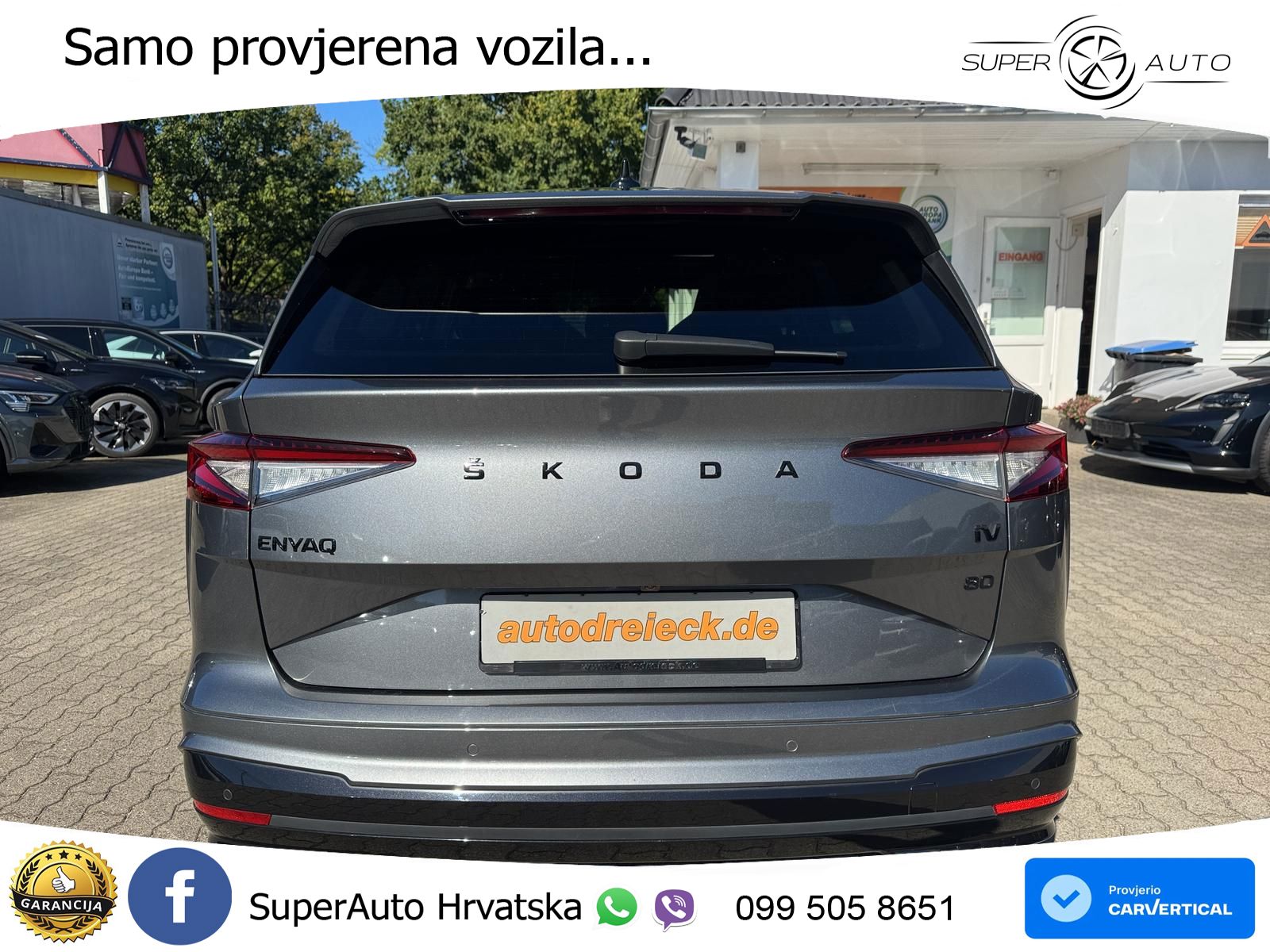 Škoda Enyaq iV 80 82 kWh (204 KS) SportLine LED+GR SJED+ACC