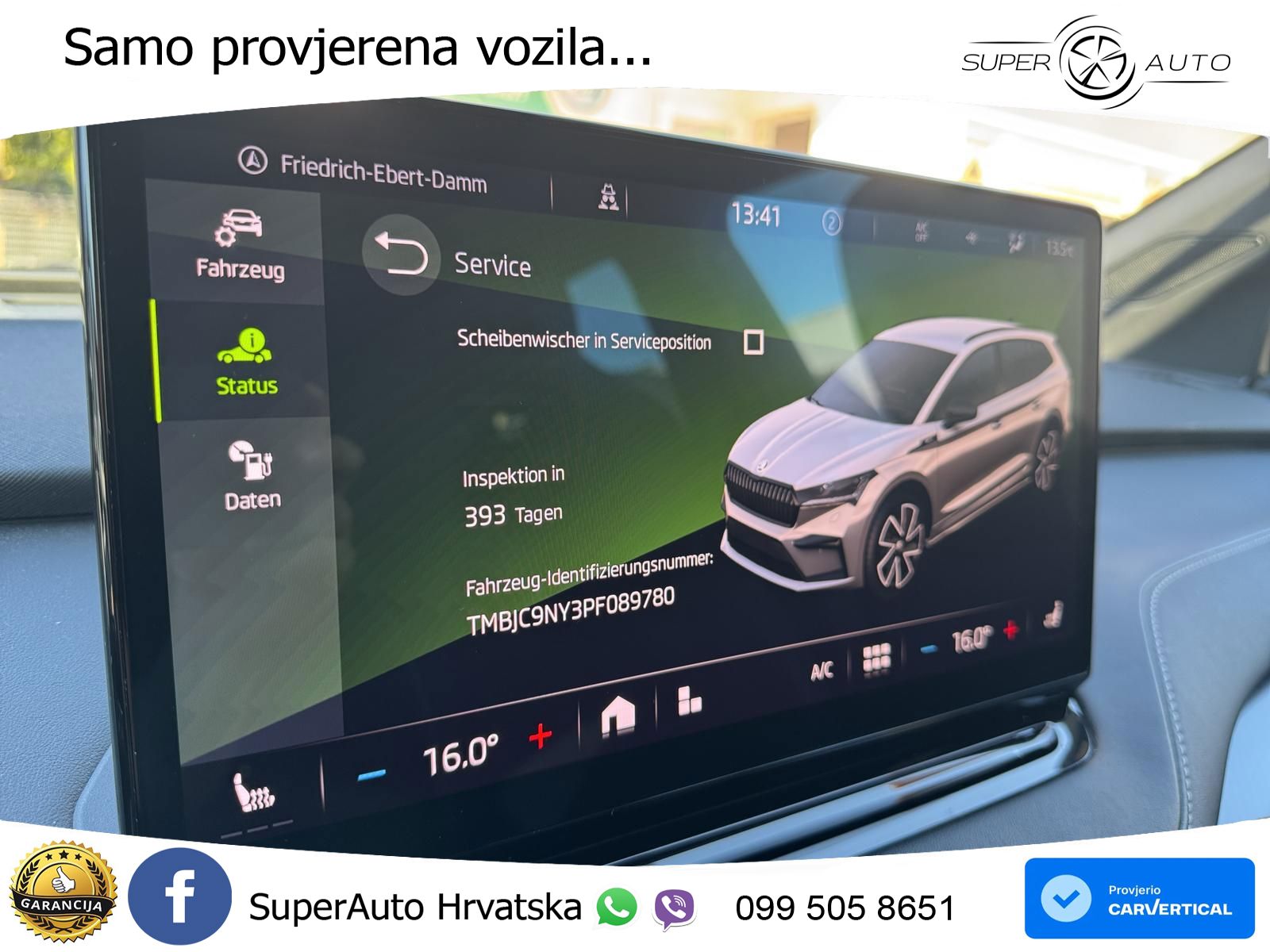 Škoda Enyaq iV 80 82 kWh (204 KS) SportLine LED+GR SJED+ACC