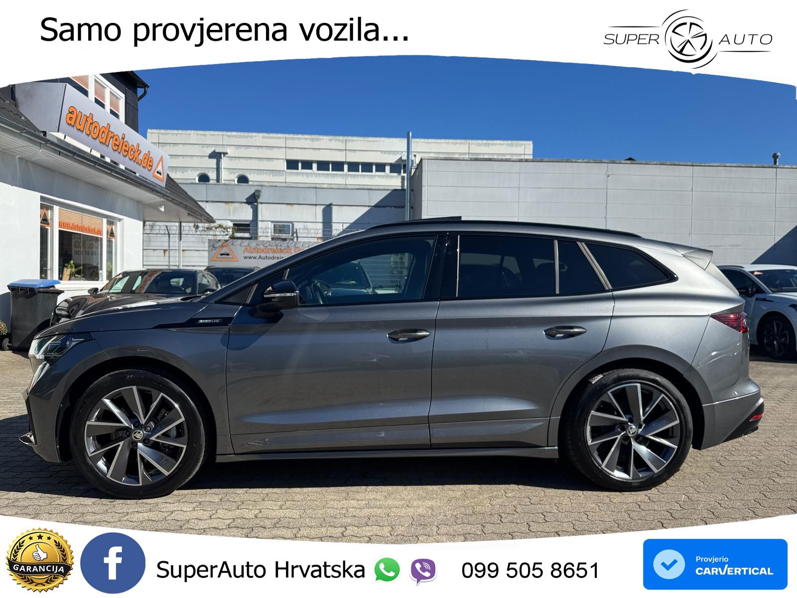 Škoda Enyaq iV 80 82 kWh (204 KS) SportLine LED+GR SJED+ACC