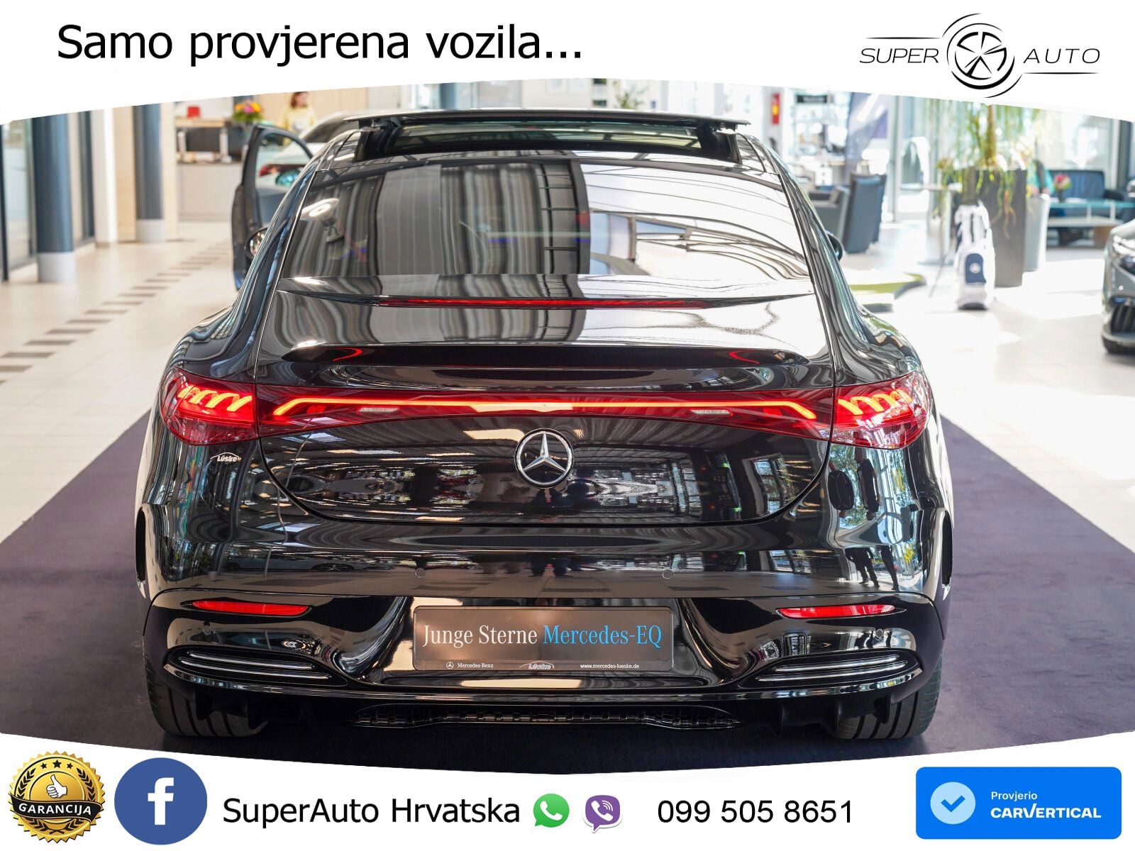Mercedes EQE 500 100 kWh (408 KS) 4MATIC AMG ZRAČNI+ACC+GR SJED+KAM+PANO