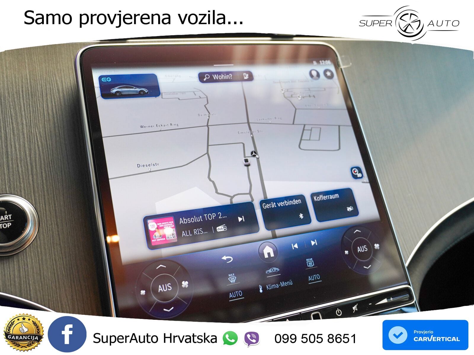 Mercedes EQE 500 100 kWh (408 KS) 4MATIC AMG ZRAČNI+ACC+GR SJED+KAM+PANO