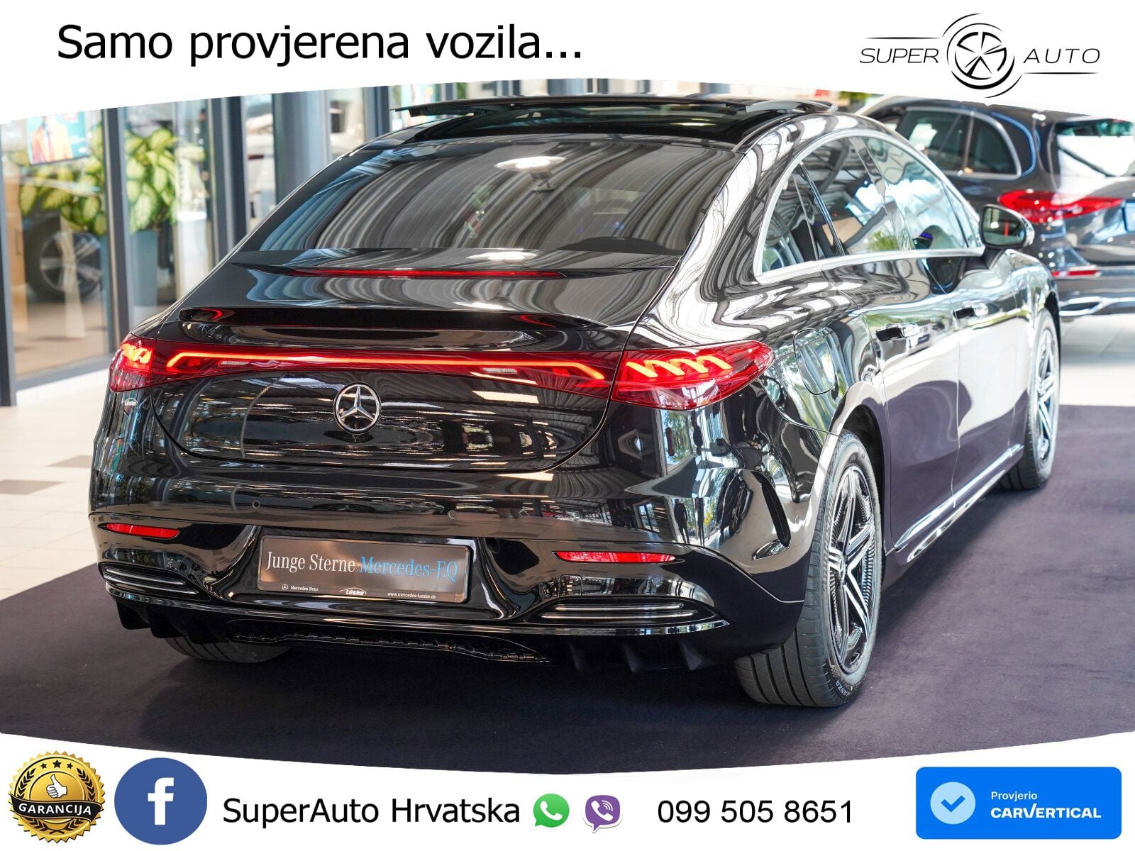 Mercedes EQE 500 100 kWh (408 KS) 4MATIC AMG ZRAČNI+ACC+GR SJED+KAM+PANO