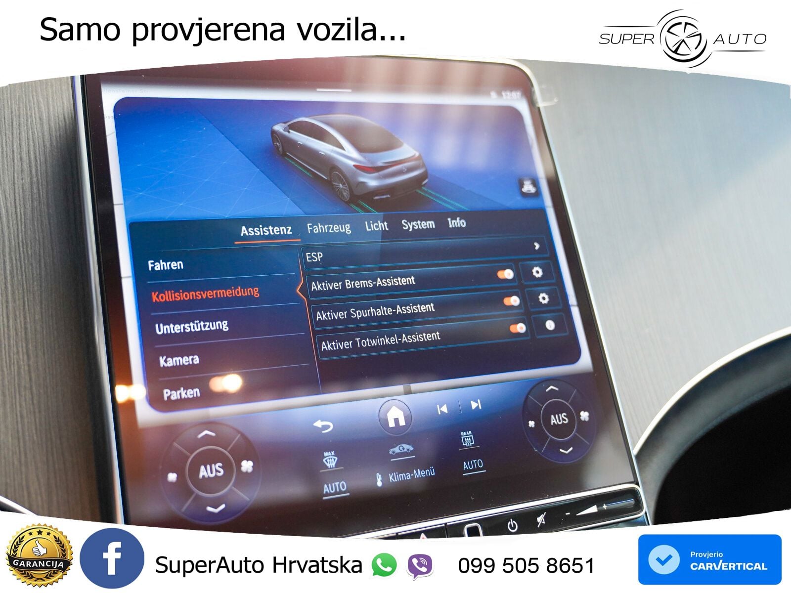 Mercedes EQE 500 100 kWh (408 KS) 4MATIC AMG ZRAČNI+ACC+GR SJED+KAM+PANO