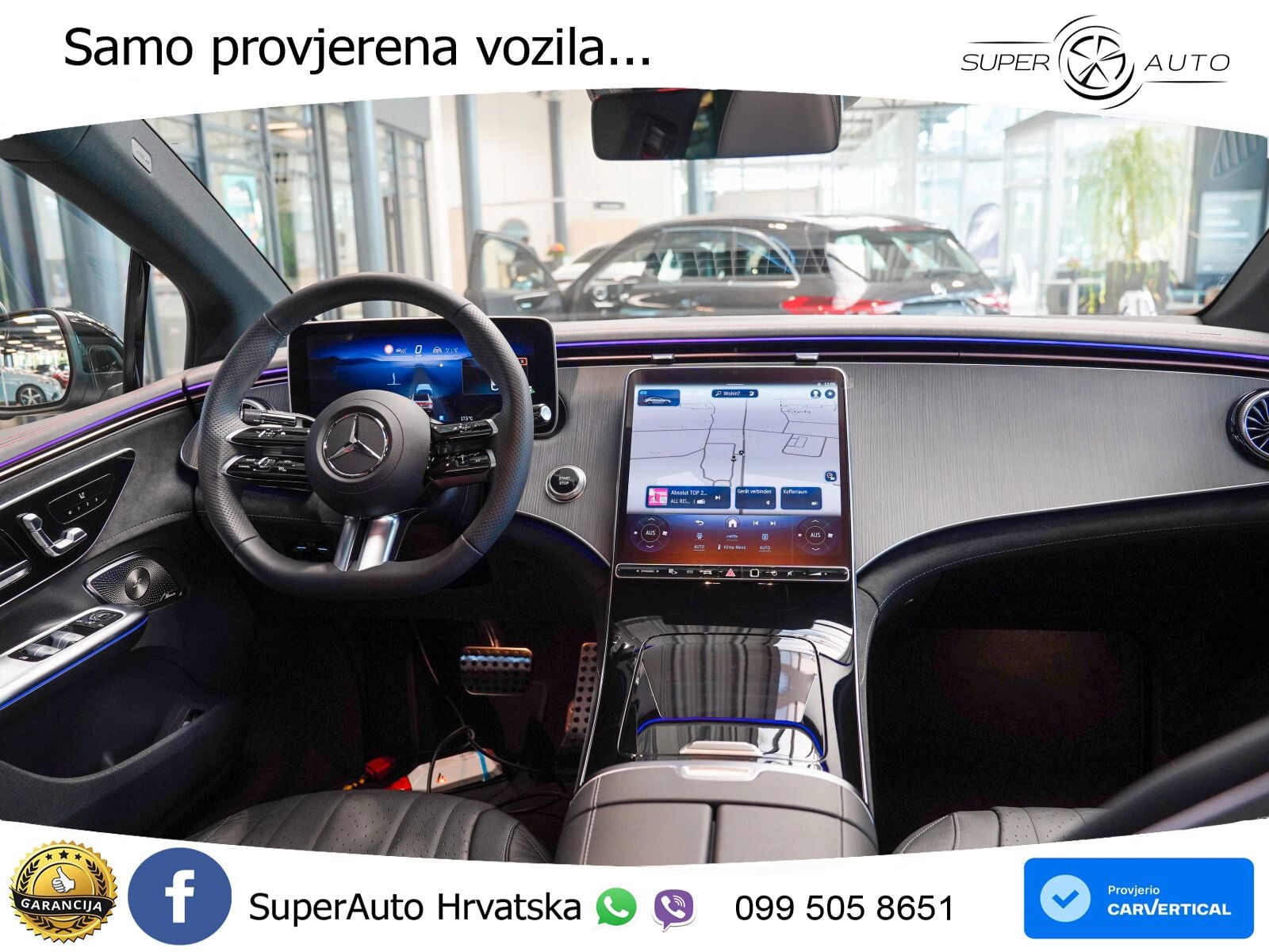 Mercedes EQE 500 100 kWh (408 KS) 4MATIC AMG ZRAČNI+ACC+GR SJED+KAM+PANO