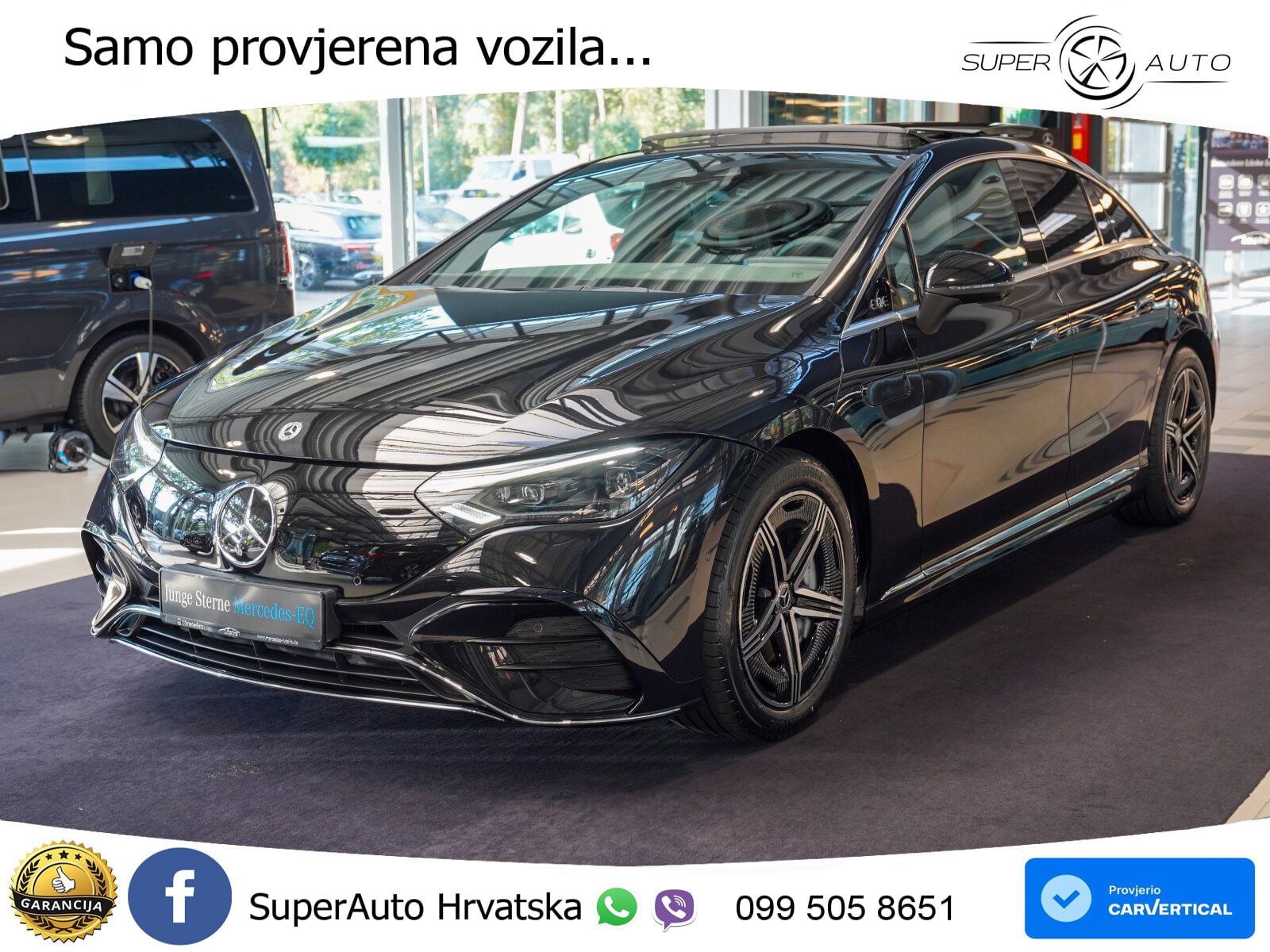Mercedes EQE 500 100 kWh (408 KS) 4MATIC AMG ZRAČNI+ACC+GR SJED+KAM+PANO