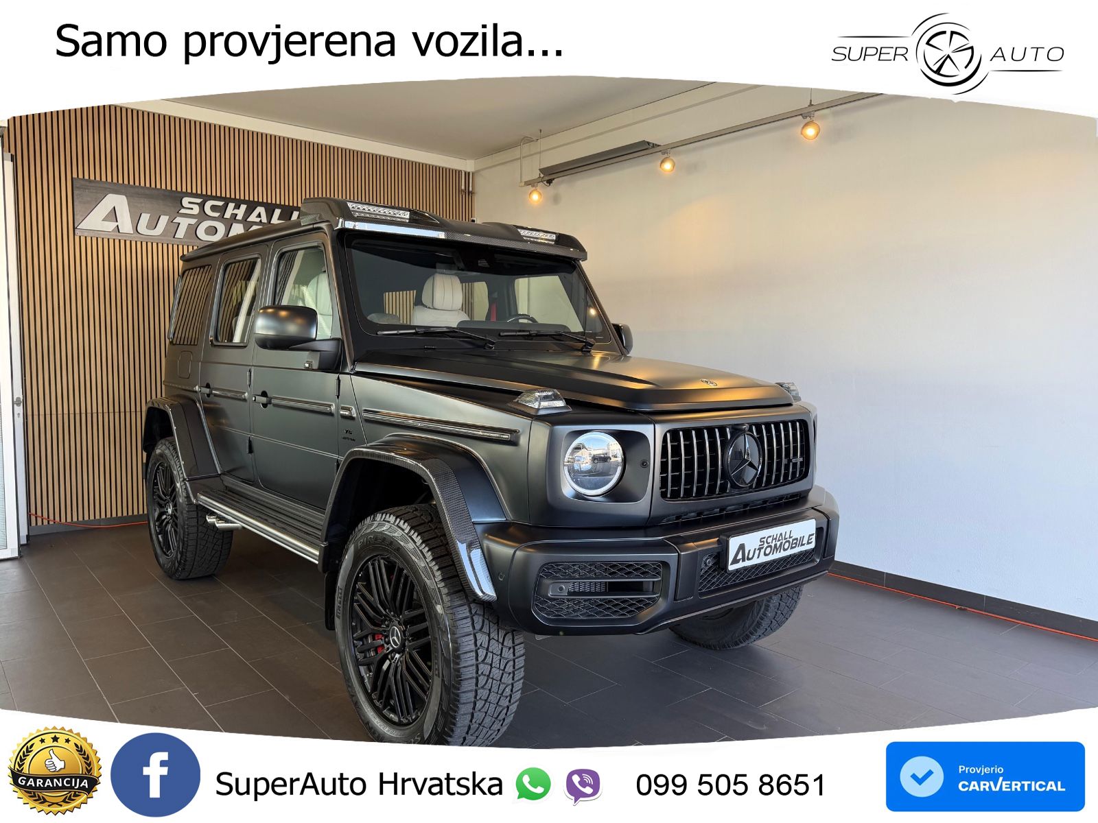 Mercedes AMG G 63 Long V8 (585 KS) 4MATIC 9G-TRONIC AMG SPEEDSHIFT TCT Manufaktur LED+GR SJED+ACC