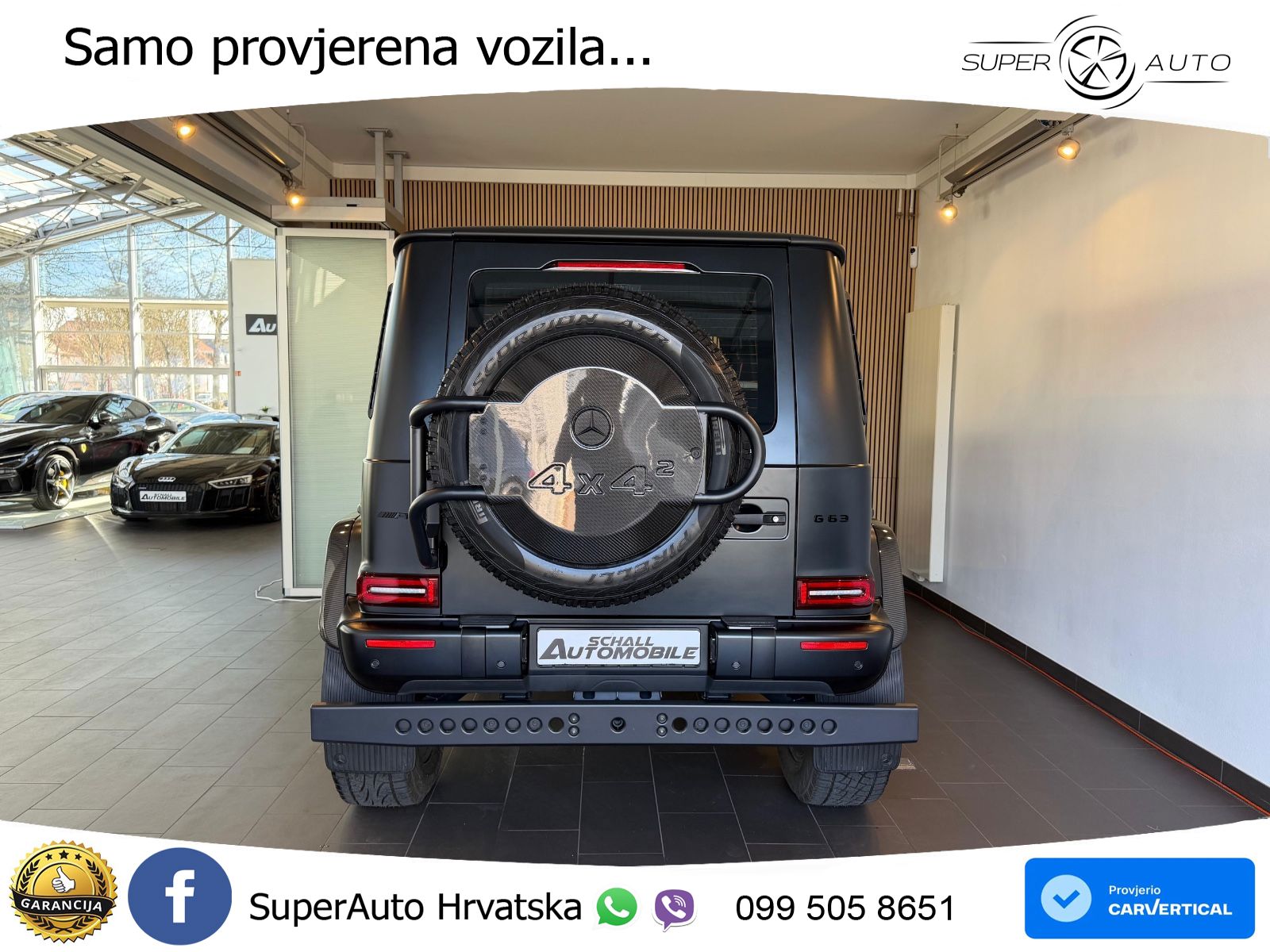 Mercedes AMG G 63 Long V8 (585 KS) 4MATIC 9G-TRONIC AMG SPEEDSHIFT TCT Manufaktur LED+GR SJED+ACC