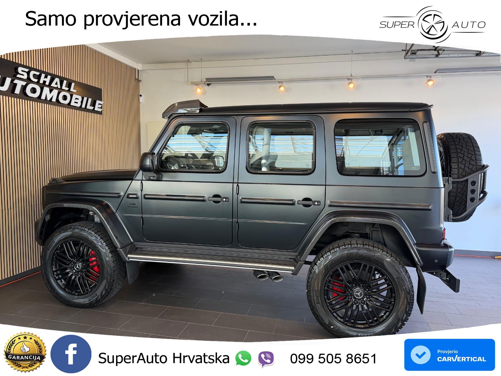 Mercedes AMG G 63 Long V8 (585 KS) 4MATIC 9G-TRONIC AMG SPEEDSHIFT TCT Manufaktur LED+GR SJED+ACC