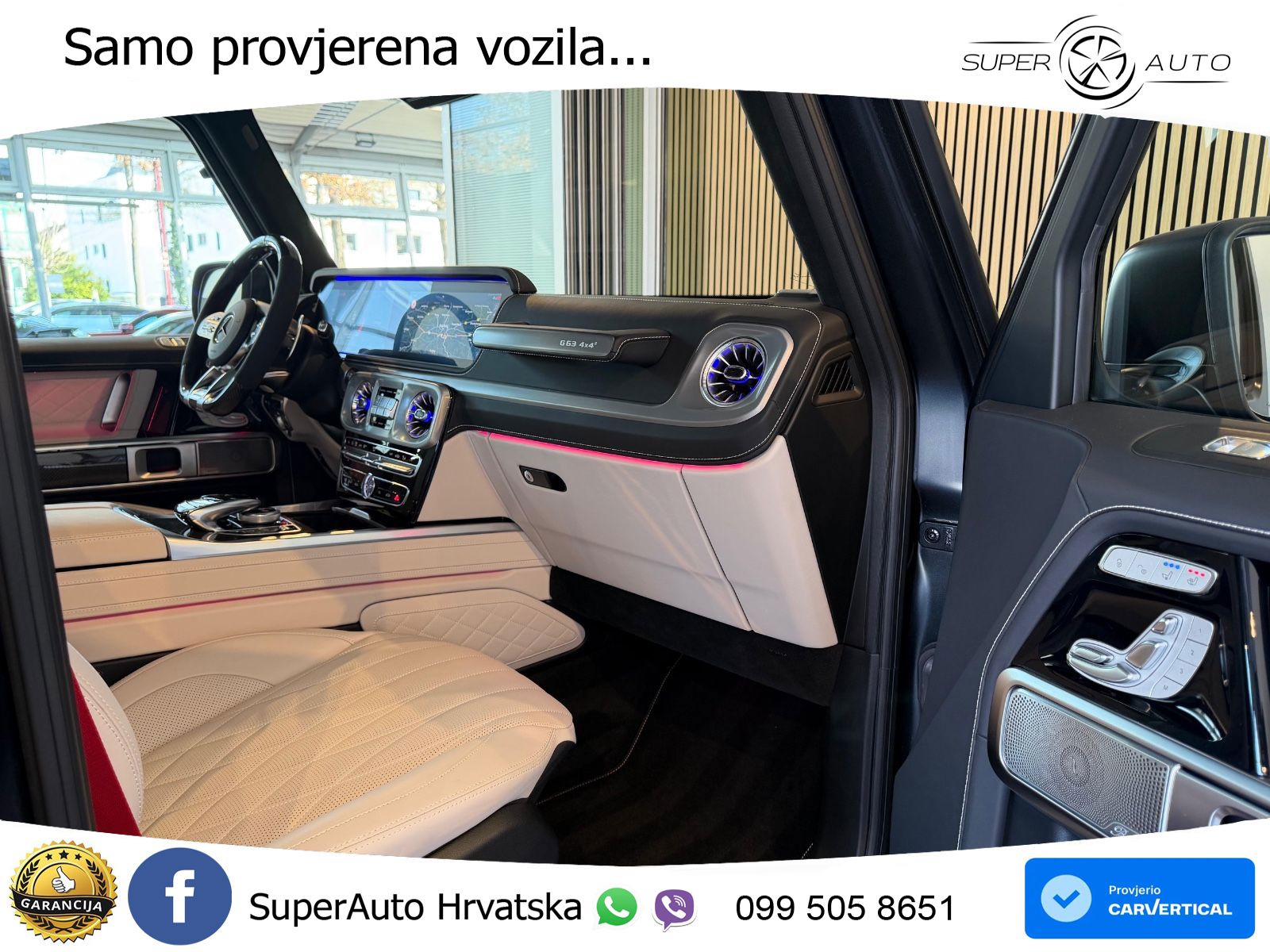 Mercedes AMG G 63 Long V8 (585 KS) 4MATIC 9G-TRONIC AMG SPEEDSHIFT TCT Manufaktur LED+GR SJED+ACC
