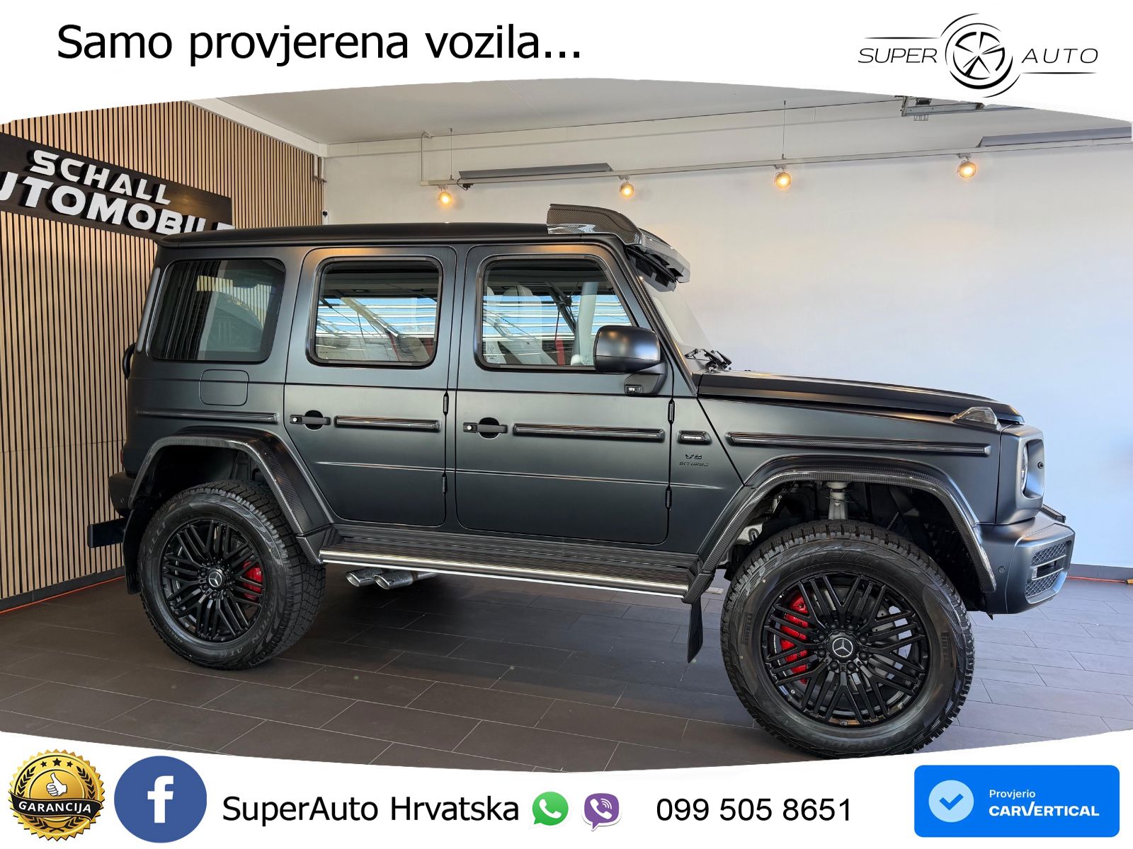 Mercedes AMG G 63 Long V8 (585 KS) 4MATIC 9G-TRONIC AMG SPEEDSHIFT TCT Manufaktur LED+GR SJED+ACC