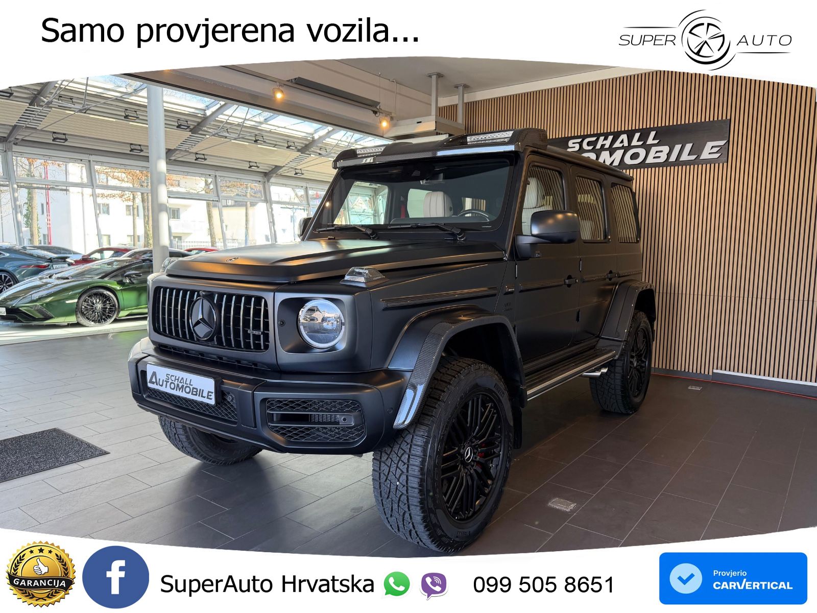 Mercedes AMG G 63 Long V8 (585 KS) 4MATIC 9G-TRONIC AMG SPEEDSHIFT TCT Manufaktur LED+GR SJED+ACC
