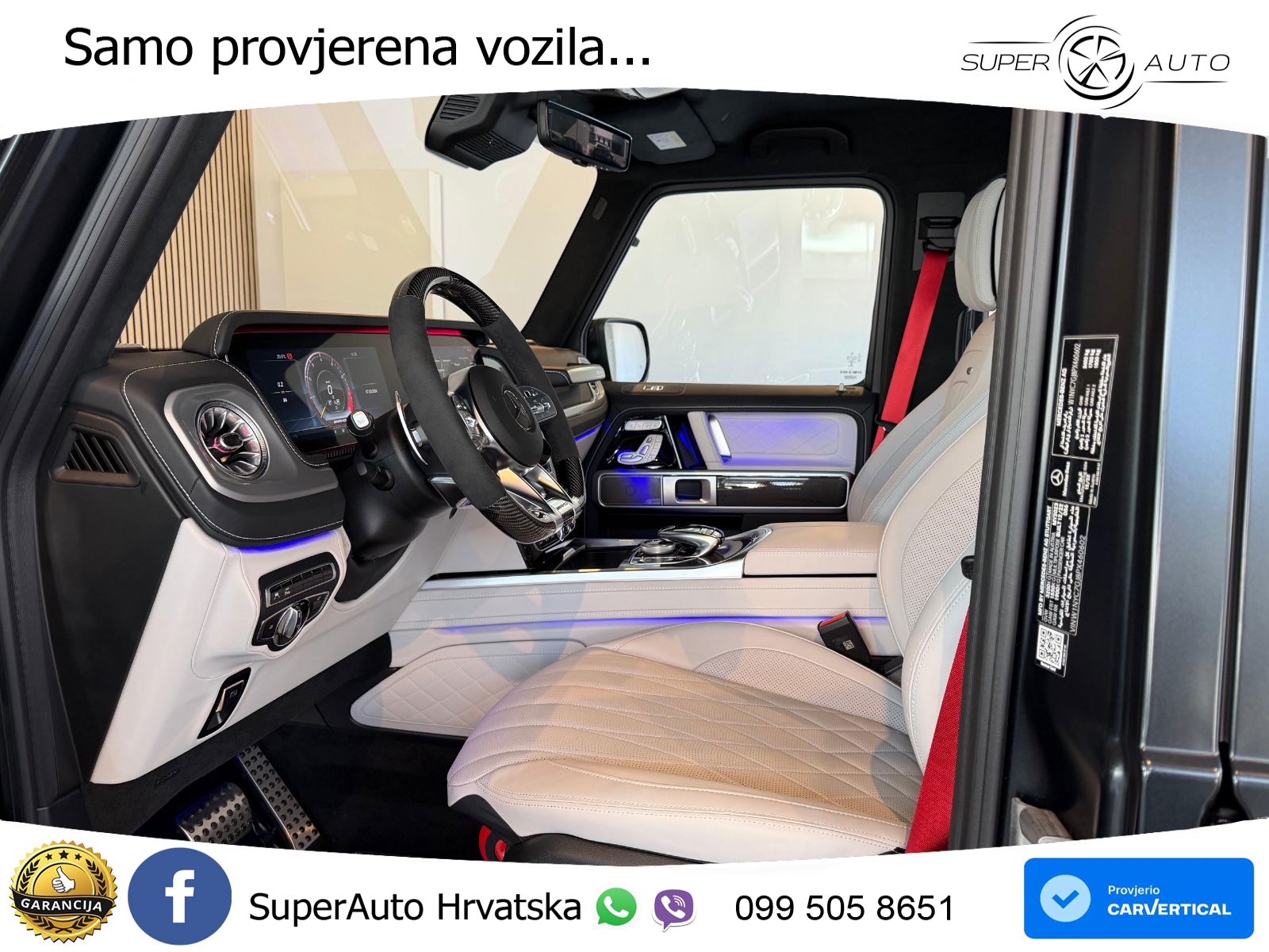 Mercedes AMG G 63 Long V8 (585 KS) 4MATIC 9G-TRONIC AMG SPEEDSHIFT TCT Manufaktur LED+GR SJED+ACC