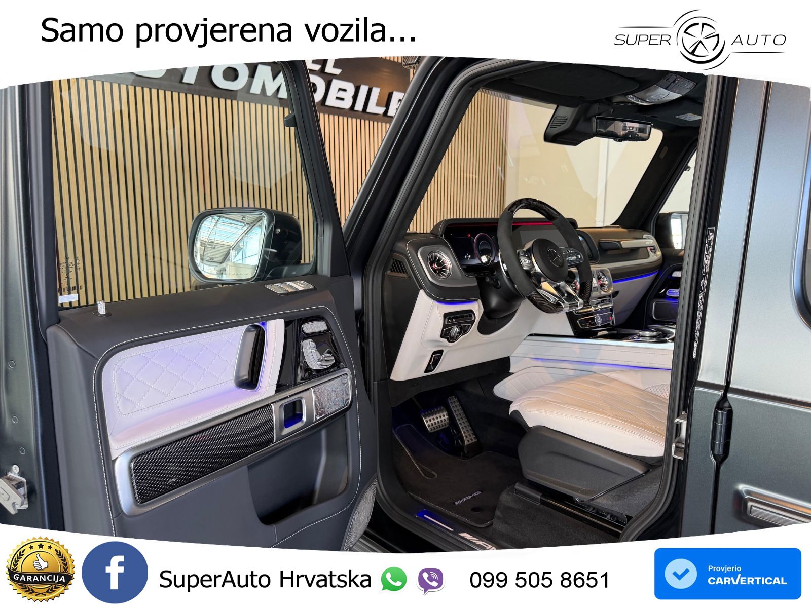 Mercedes AMG G 63 Long V8 (585 KS) 4MATIC 9G-TRONIC AMG SPEEDSHIFT TCT Manufaktur LED+GR SJED+ACC