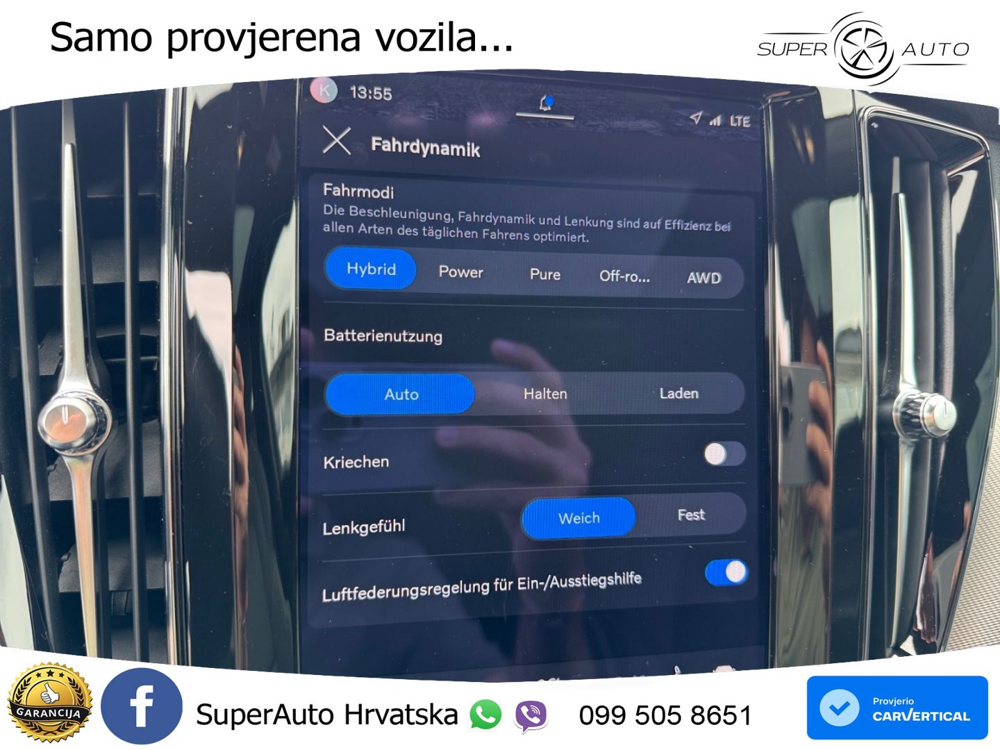 Volvo XC60 T8 AWD Geartronic ZRAČNI+ACC+GR SJED+KAM+PANO